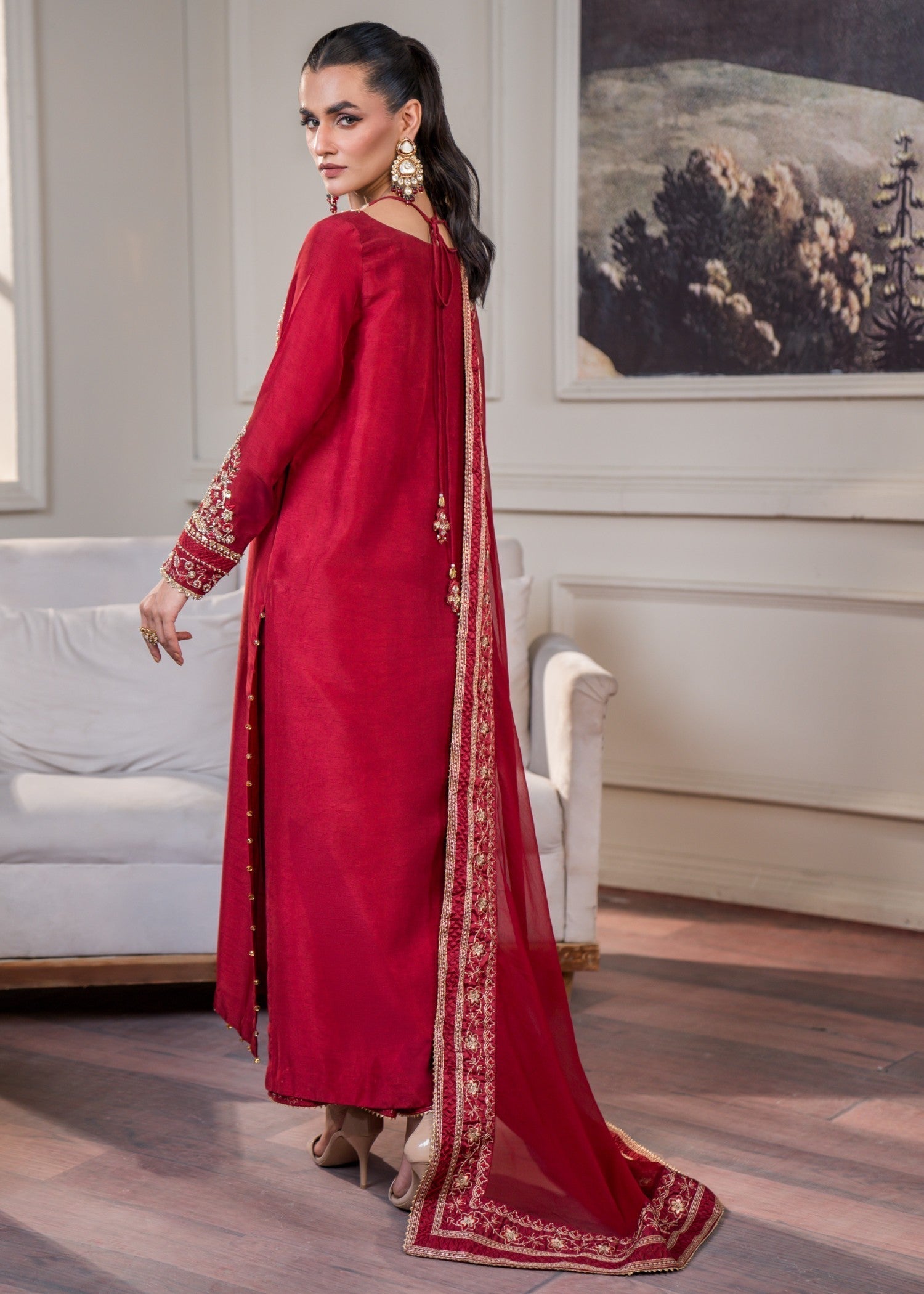 Hafsa Imran Khan Scarlet Women 3pcs