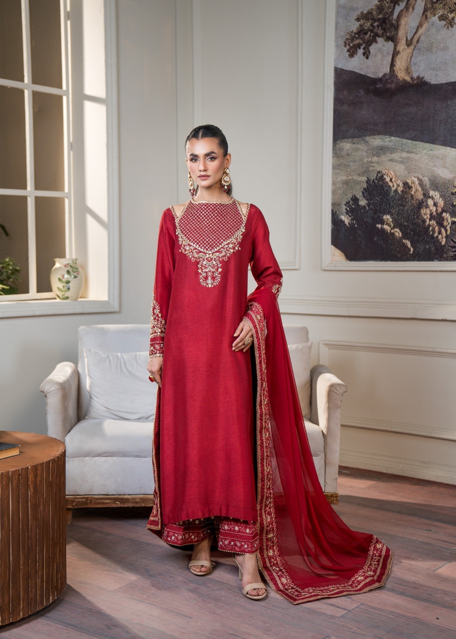 Hafsa Imran Khan Scarlet Women 3pcs