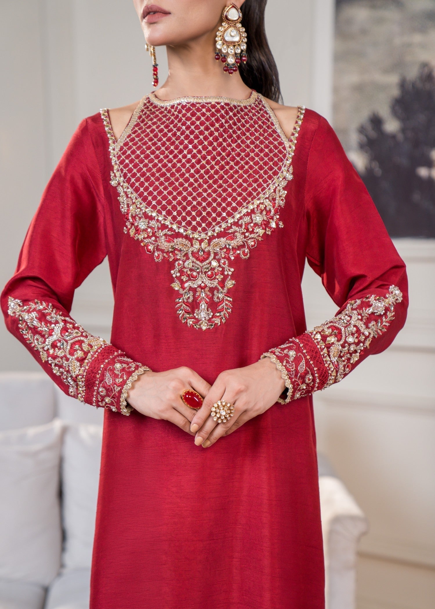 Hafsa Imran Khan Scarlet Women 3pcs