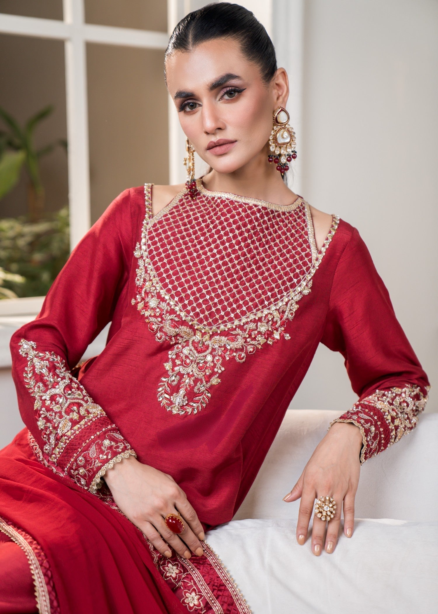 Hafsa Imran Khan Scarlet Women 3pcs