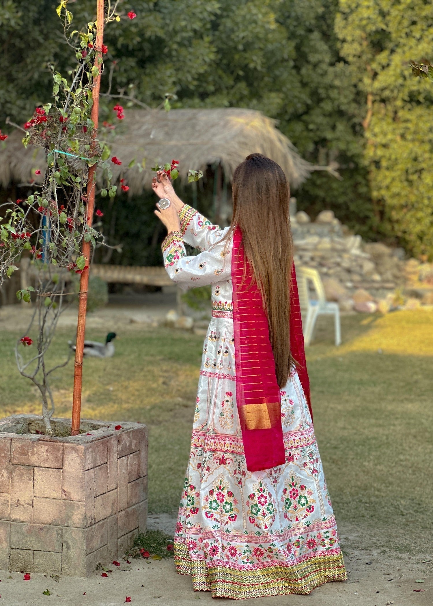 1 Virsapret new white mahpara Women 3pcs