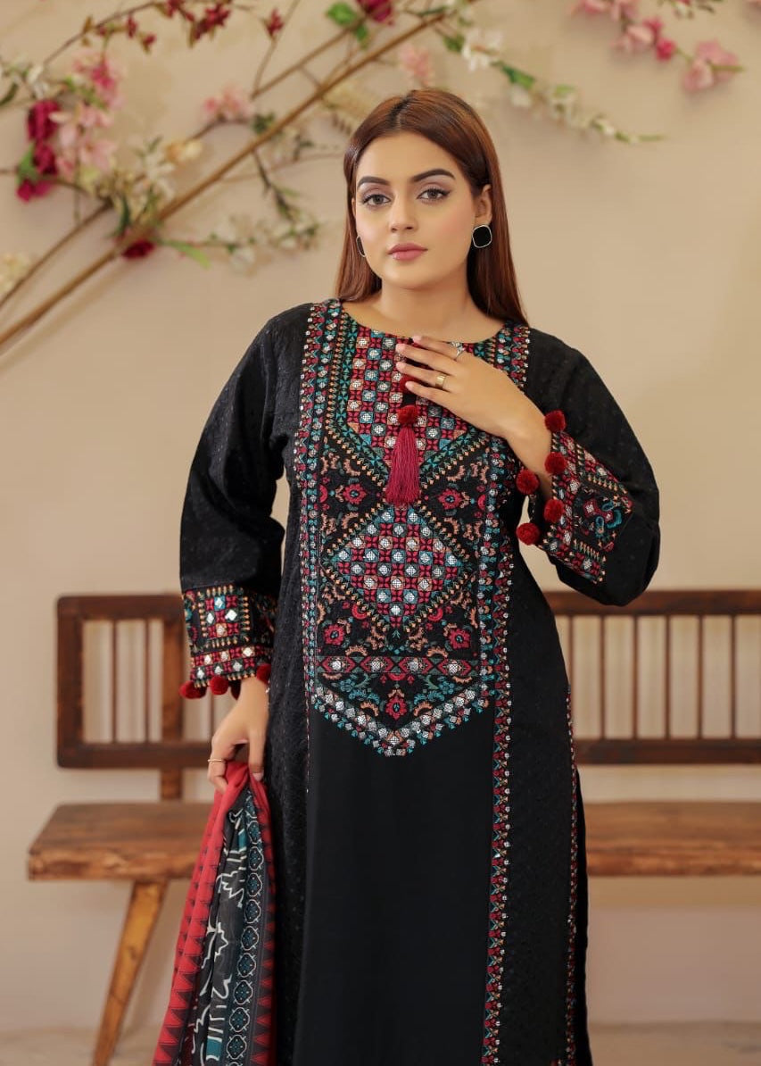 Suits By Sadia Lawn emb Women 3pcs