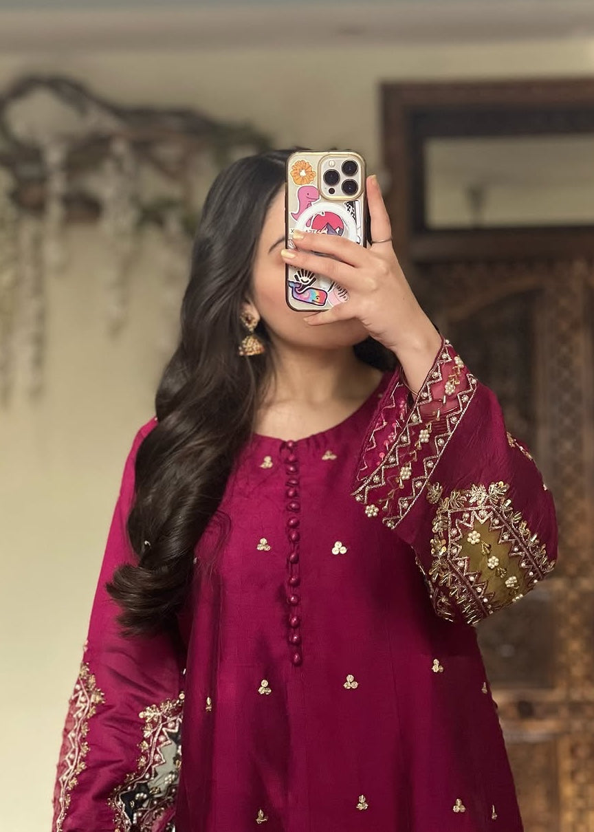 Suits By Sadia Cotton pishwas falsa Women 3pcs