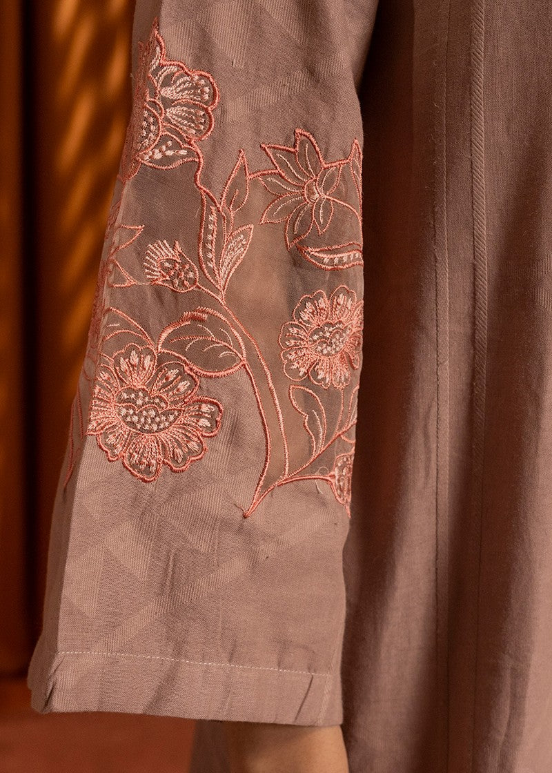 Kross Kulture Embroidered Self Textured Shirt KE 01445 S Women 1pcs