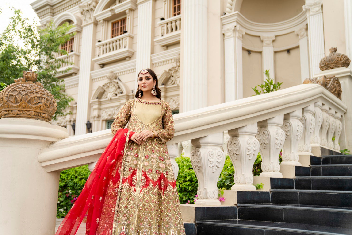 Shahjahan - Feel Royal SJ 23045 Pear Green Women 3pcs