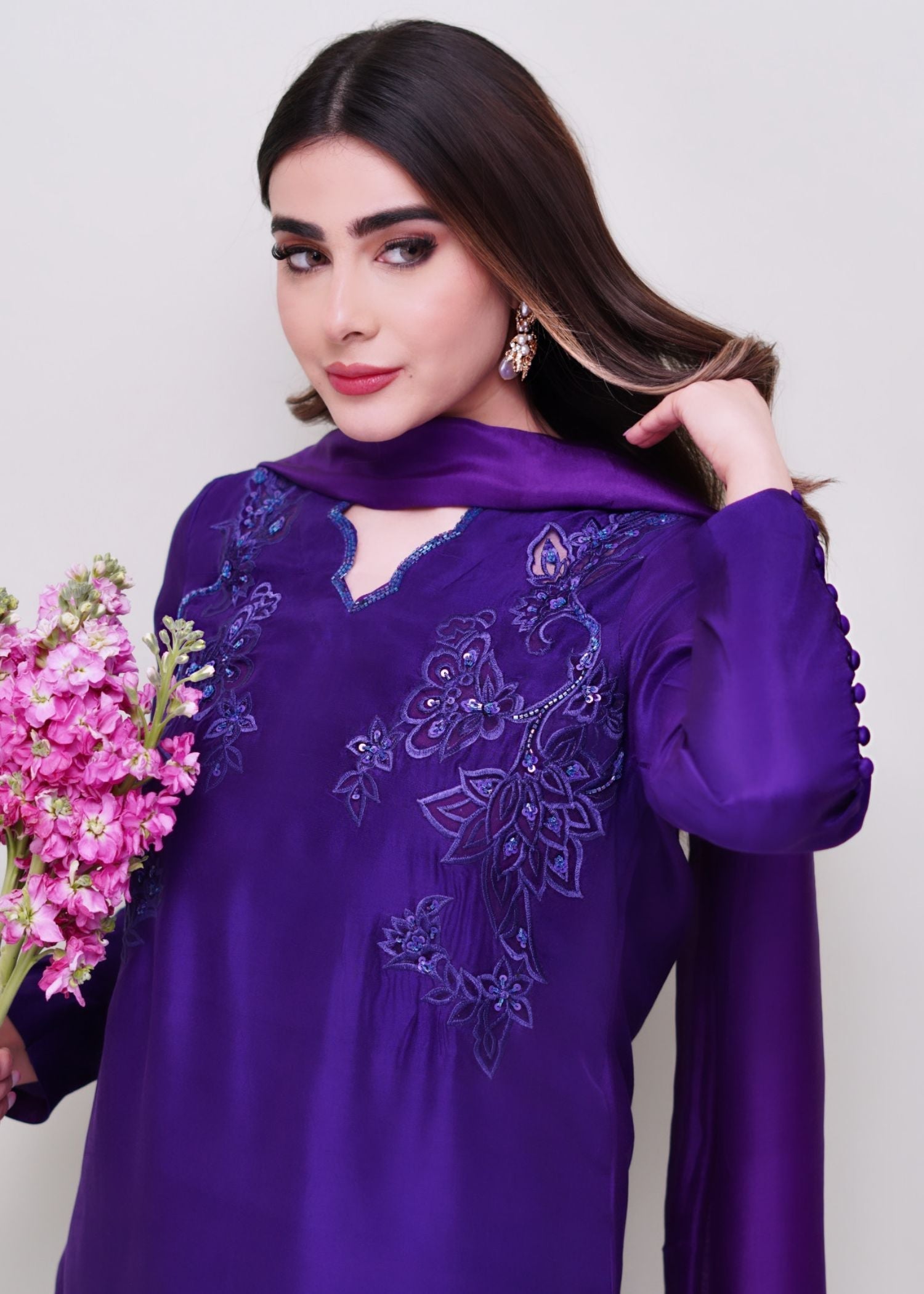 Hues Atelier Deep Purple Women 3pcs