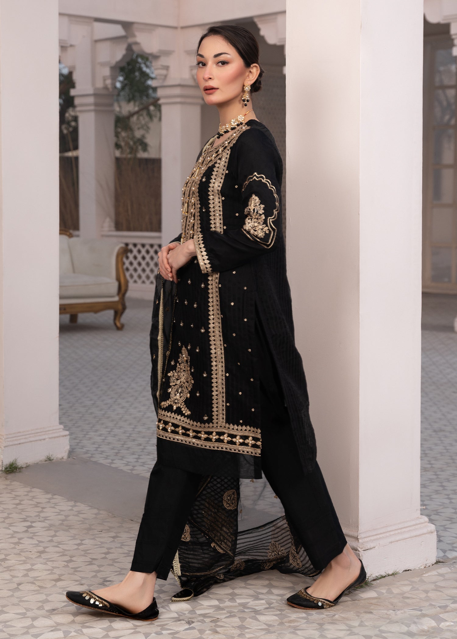 Meraki Esme Black Women 3pcs