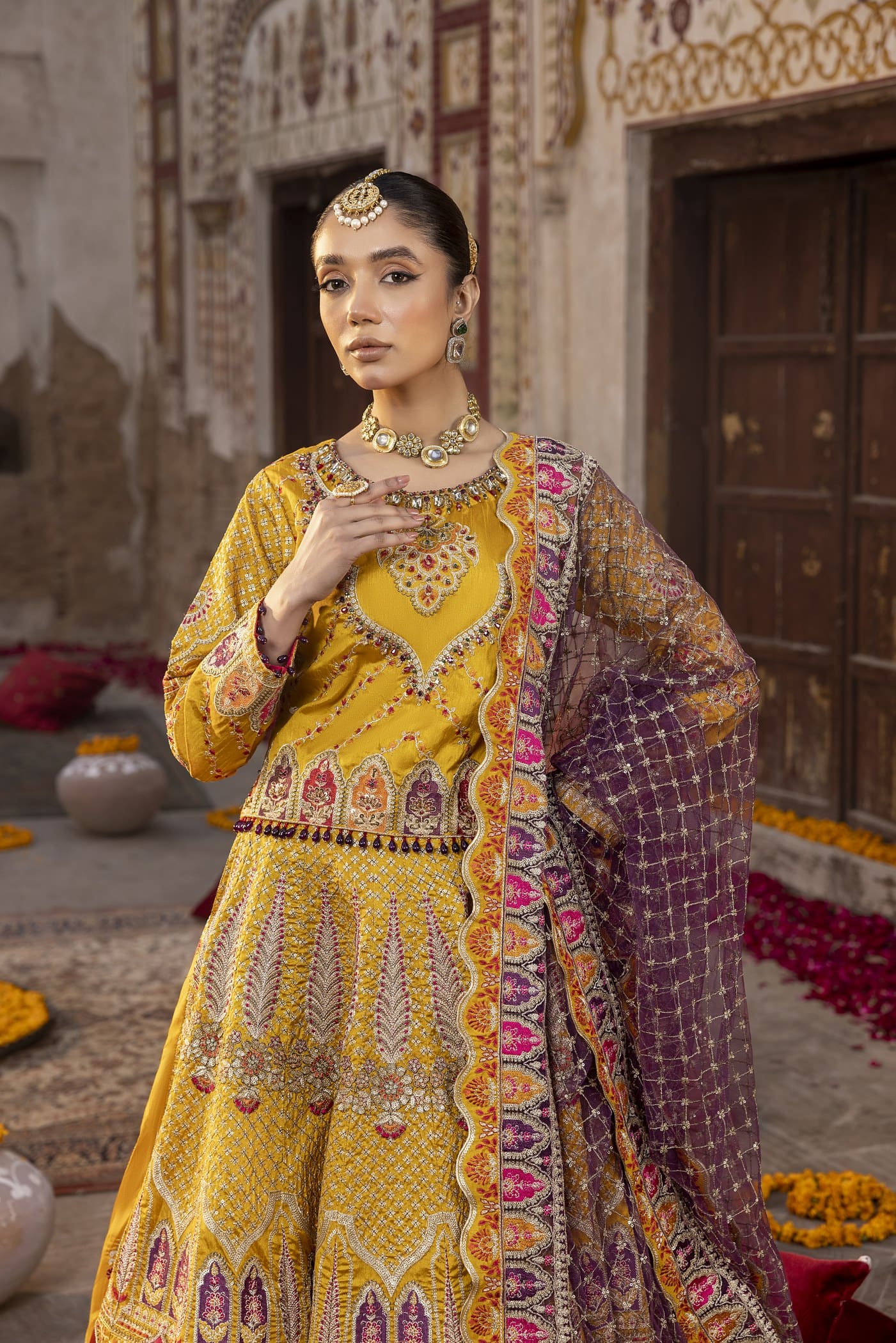 Shahjahan - Feel Royal SJ 23032 YELLOW Women 3pcs