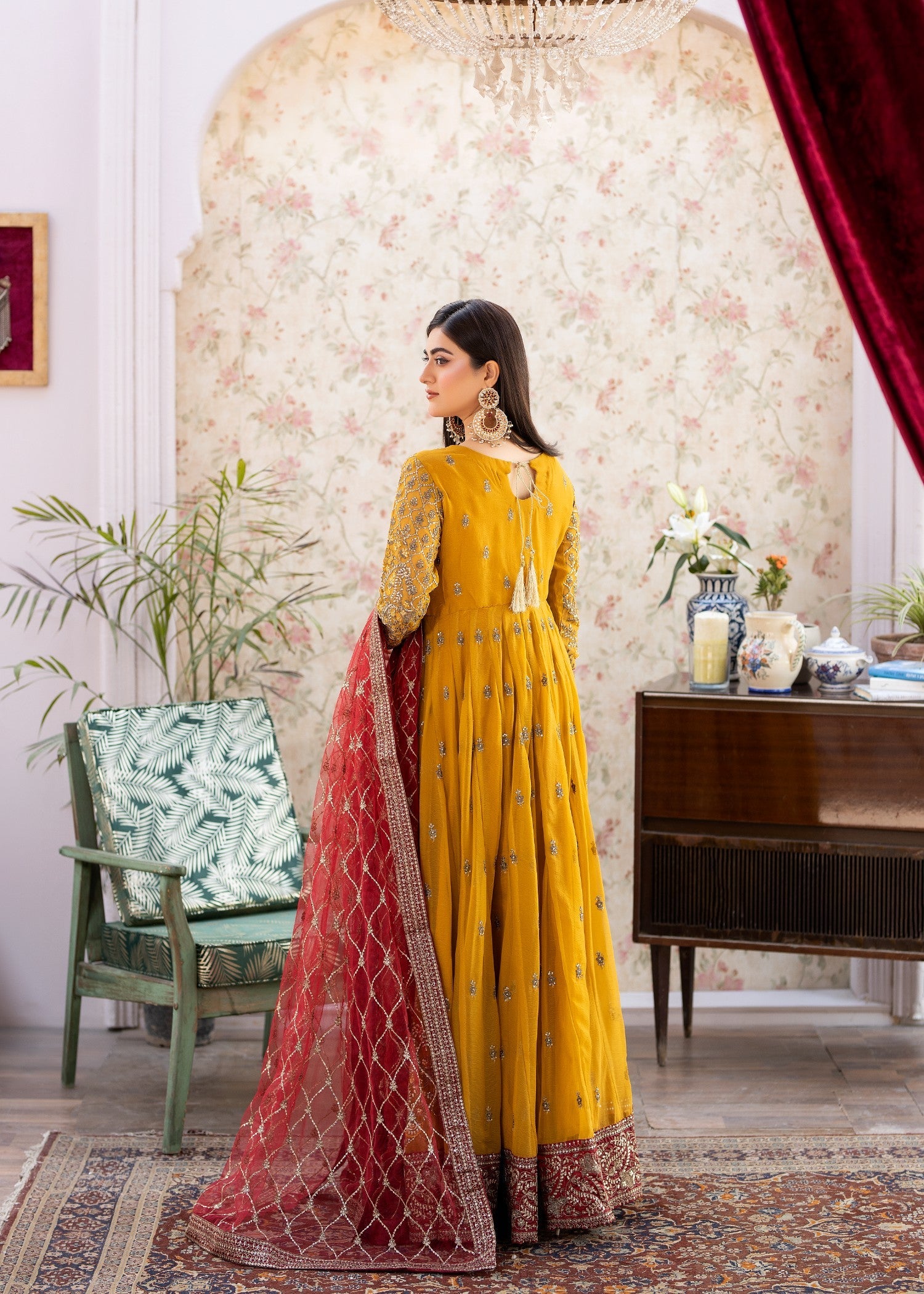 Shahjahan - Feel Royal Sj 24012 Mustard Women 3pcs