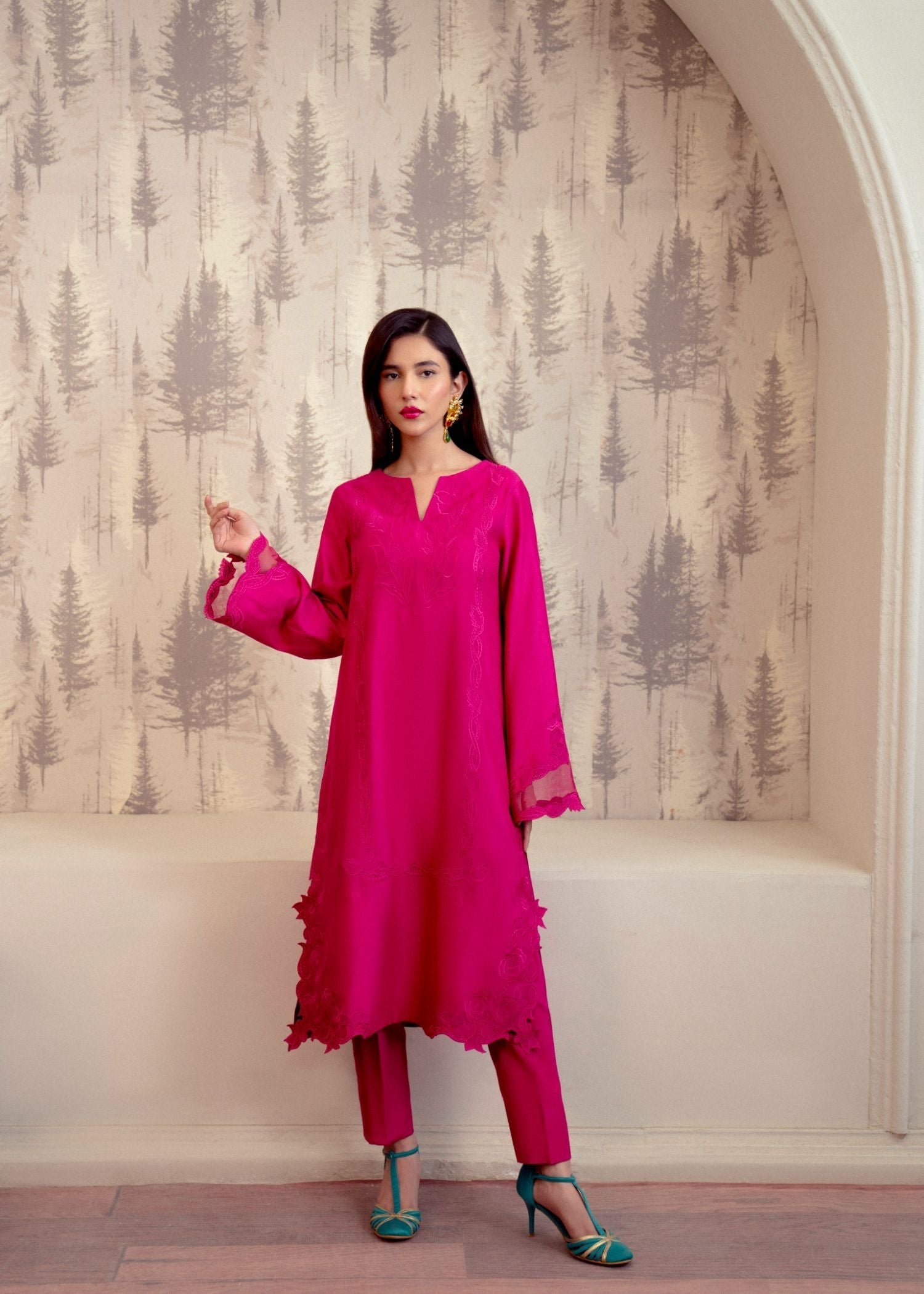 Fozia Khalid DIL RUBA Women 2pcs