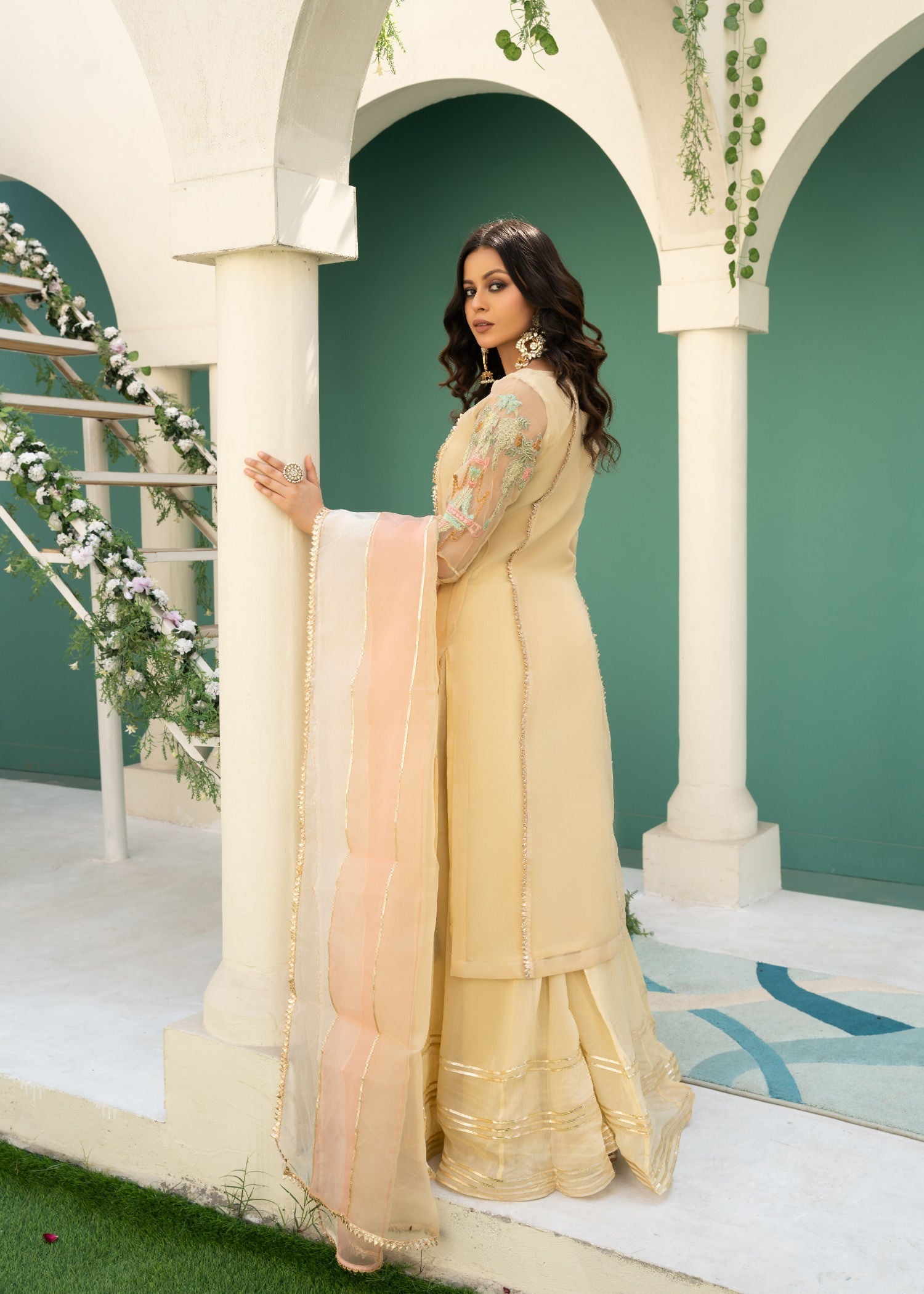 Hem Lotus Outfit Lemon Yellow Women 4pcs