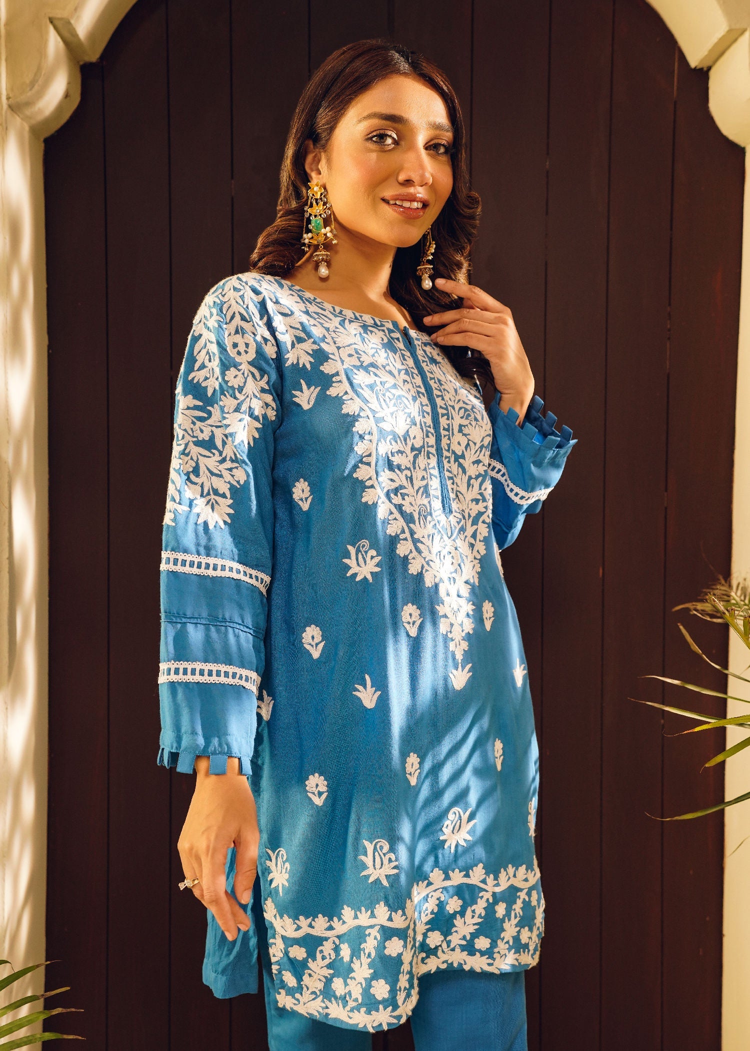 Khatepoesh Monaco Blue Women 2pcs