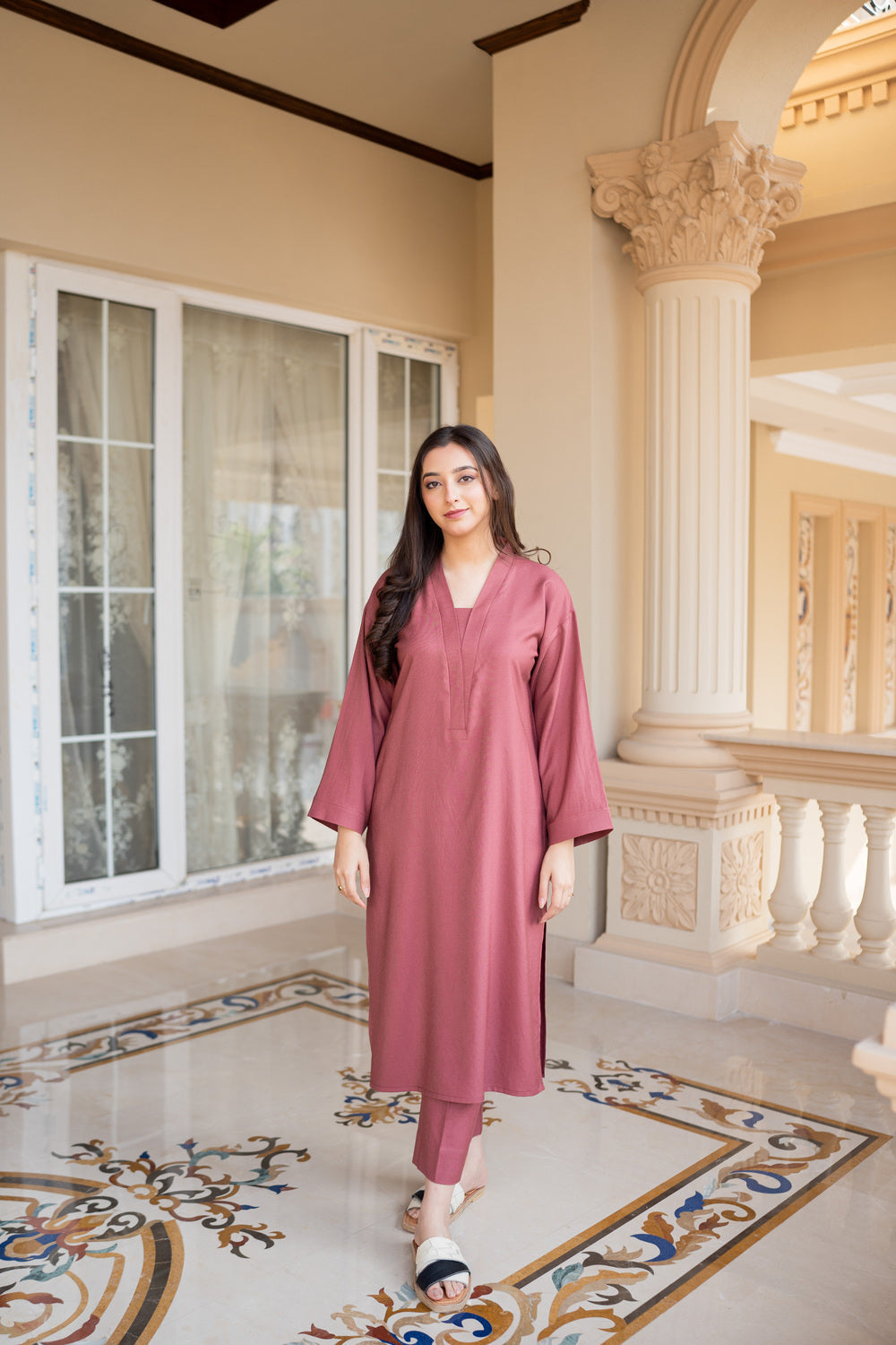 Aisling By Nirmal Rose Pink Women 2pcs