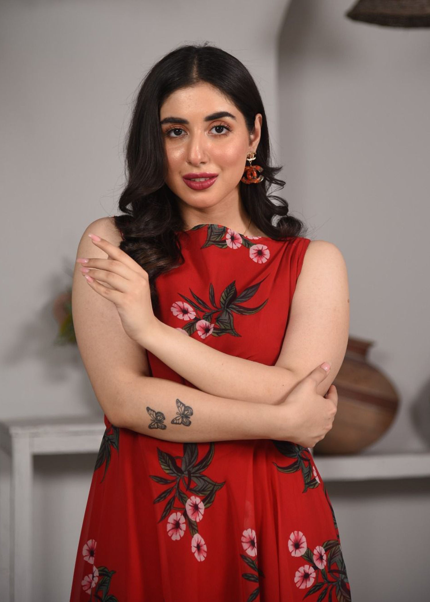 Nazmina Red eye Women 2pcs