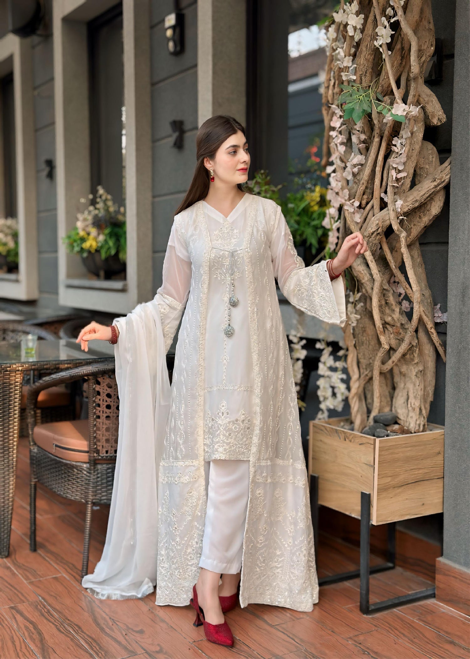 Rangoon Clothing Tajdar Women 4pcs