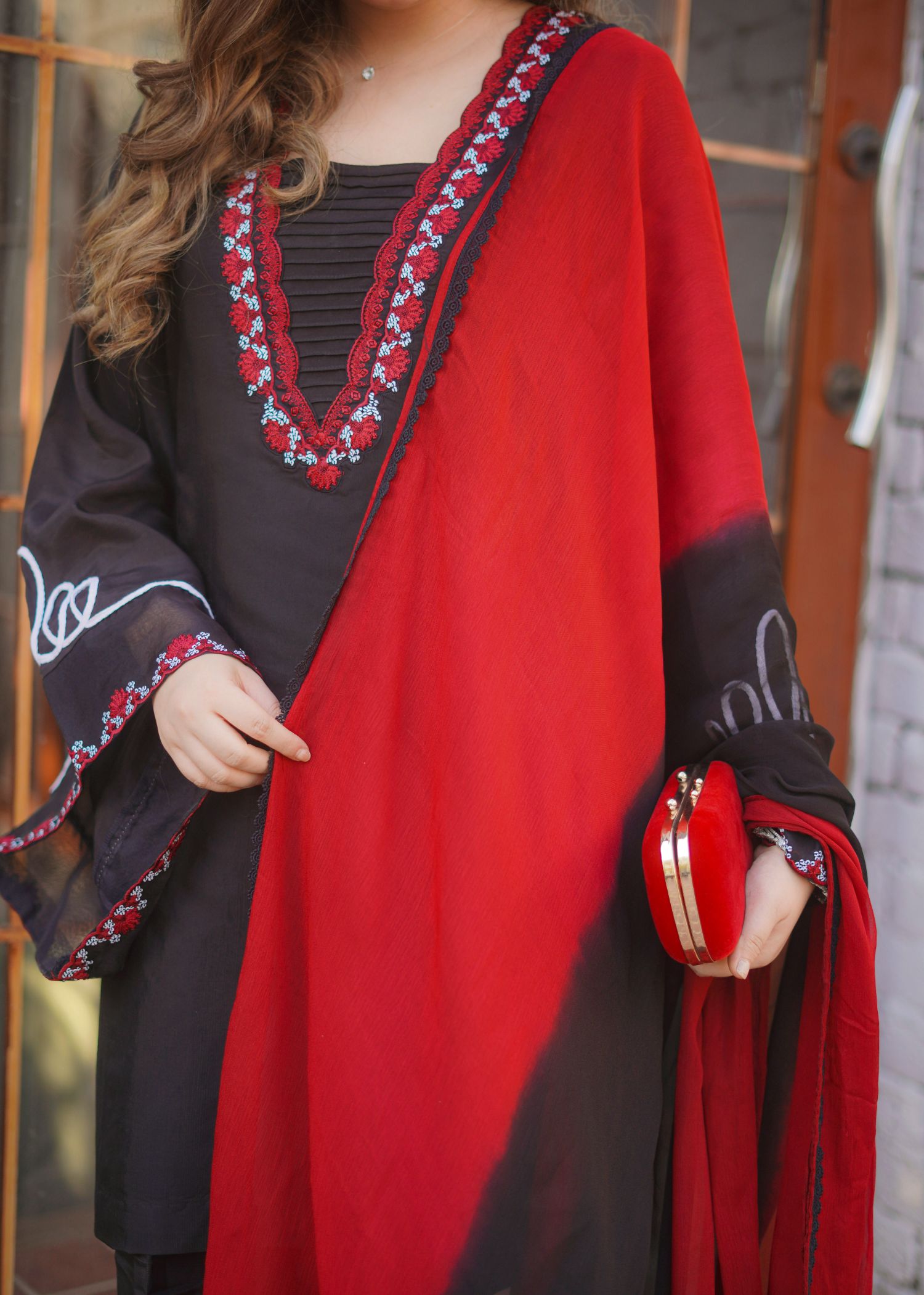 Fozia Khalid Noir Women 3pcs