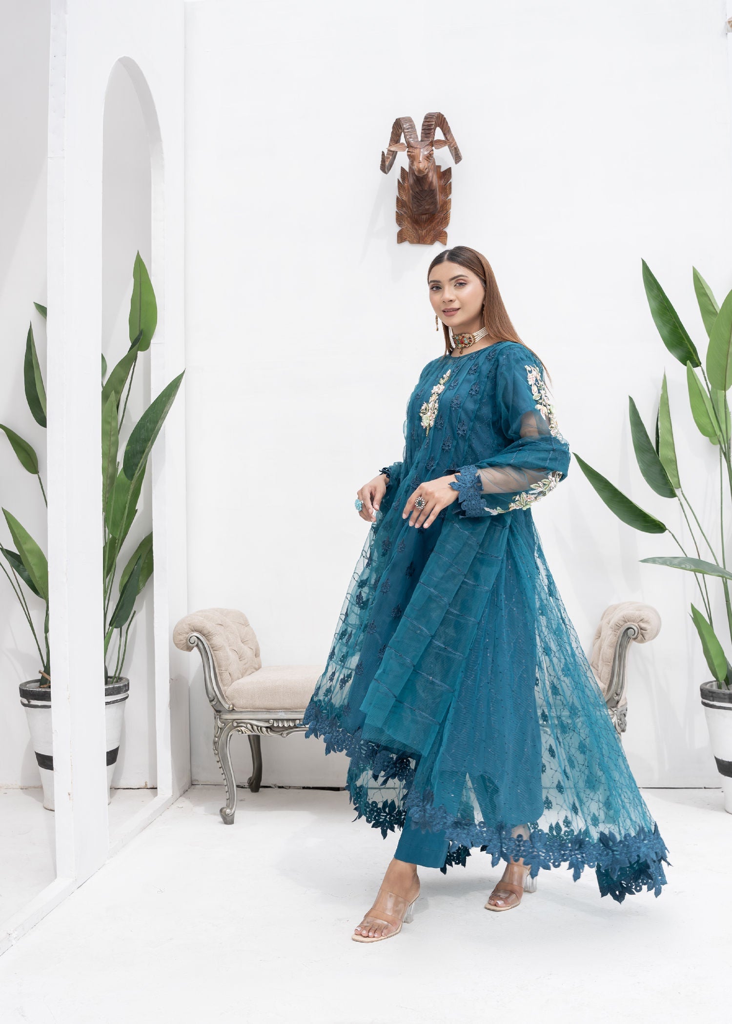 Manahils KURTI 0084 ZINC Women 3pcs