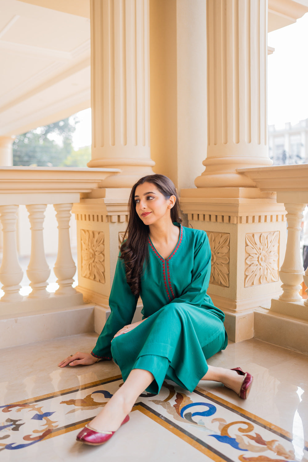 Aisling By Nirmal Dark Teal Women 2pcs