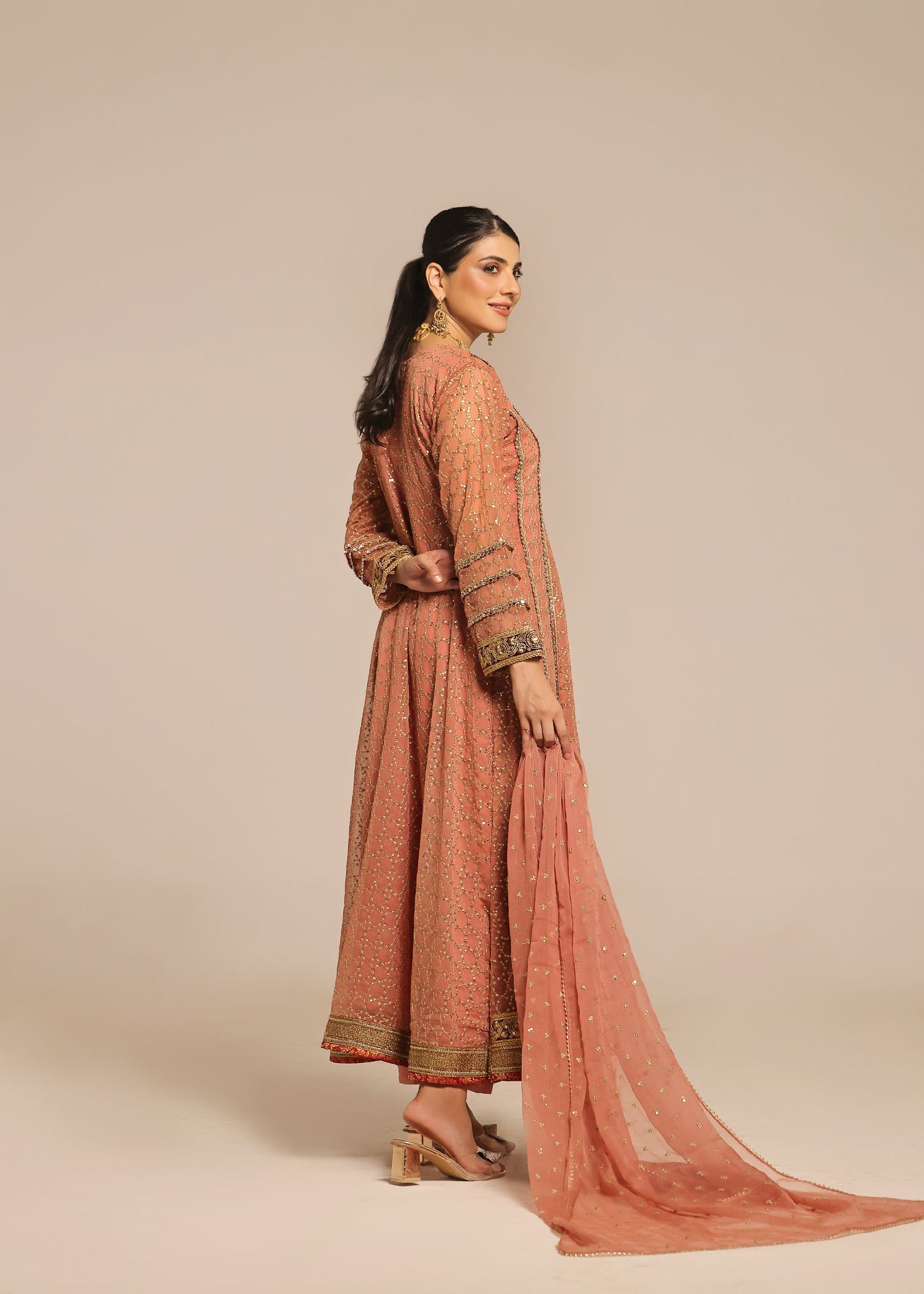 Ayesha Closet Shehzadi Coral Charm Women 3pcs