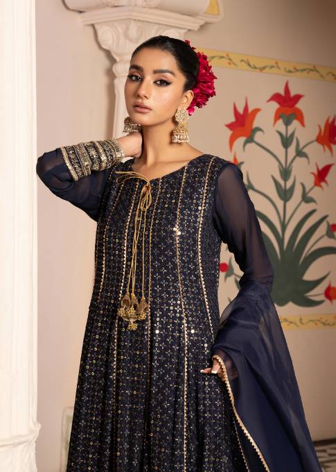 Misl Maya Navy Blue Women 3pcs