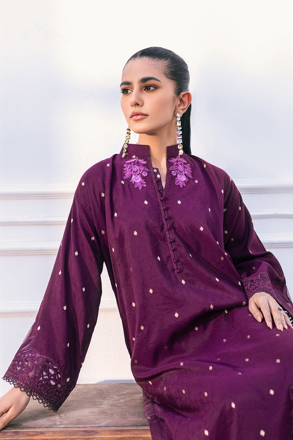 Azure Lavender Bloom Women 2pcs