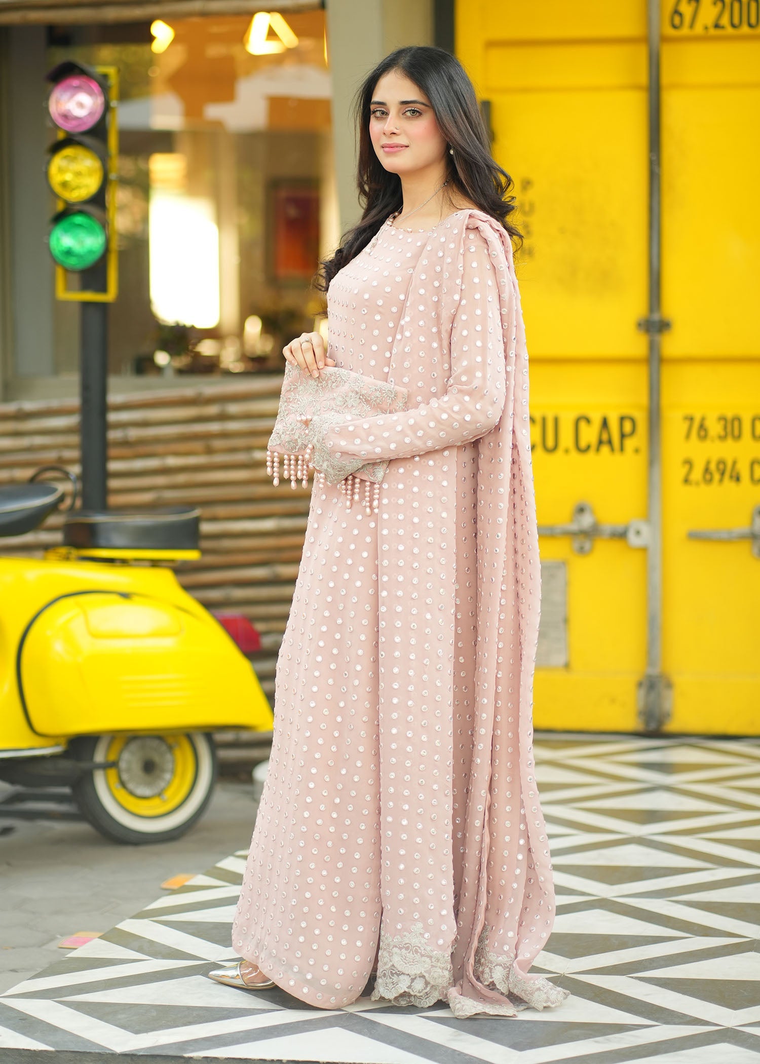 Rang-e-Haya Salina (Pink) Women 4pcs