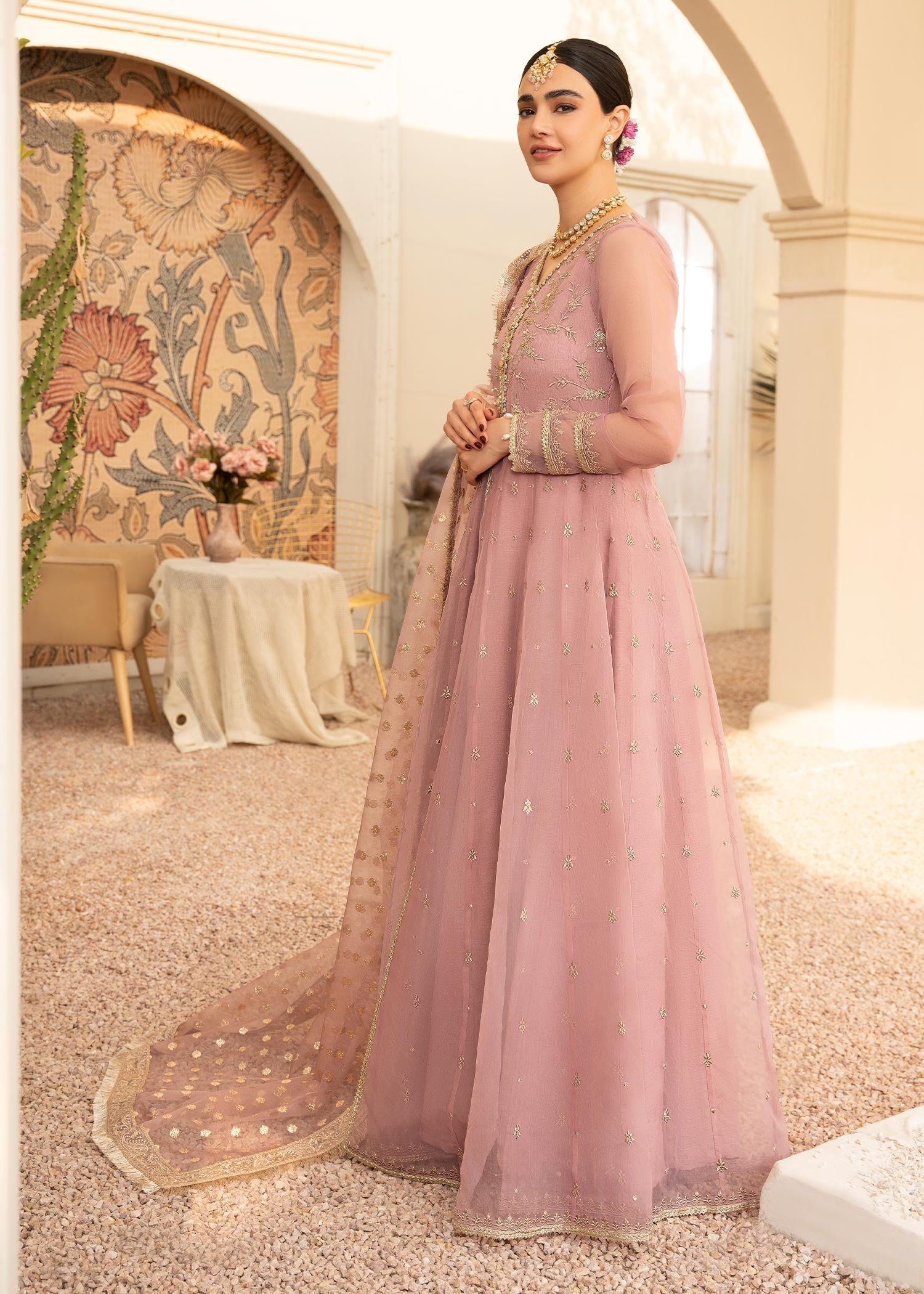 Rang-e-Haya Zarnash (lylic pink) Women 4pcs