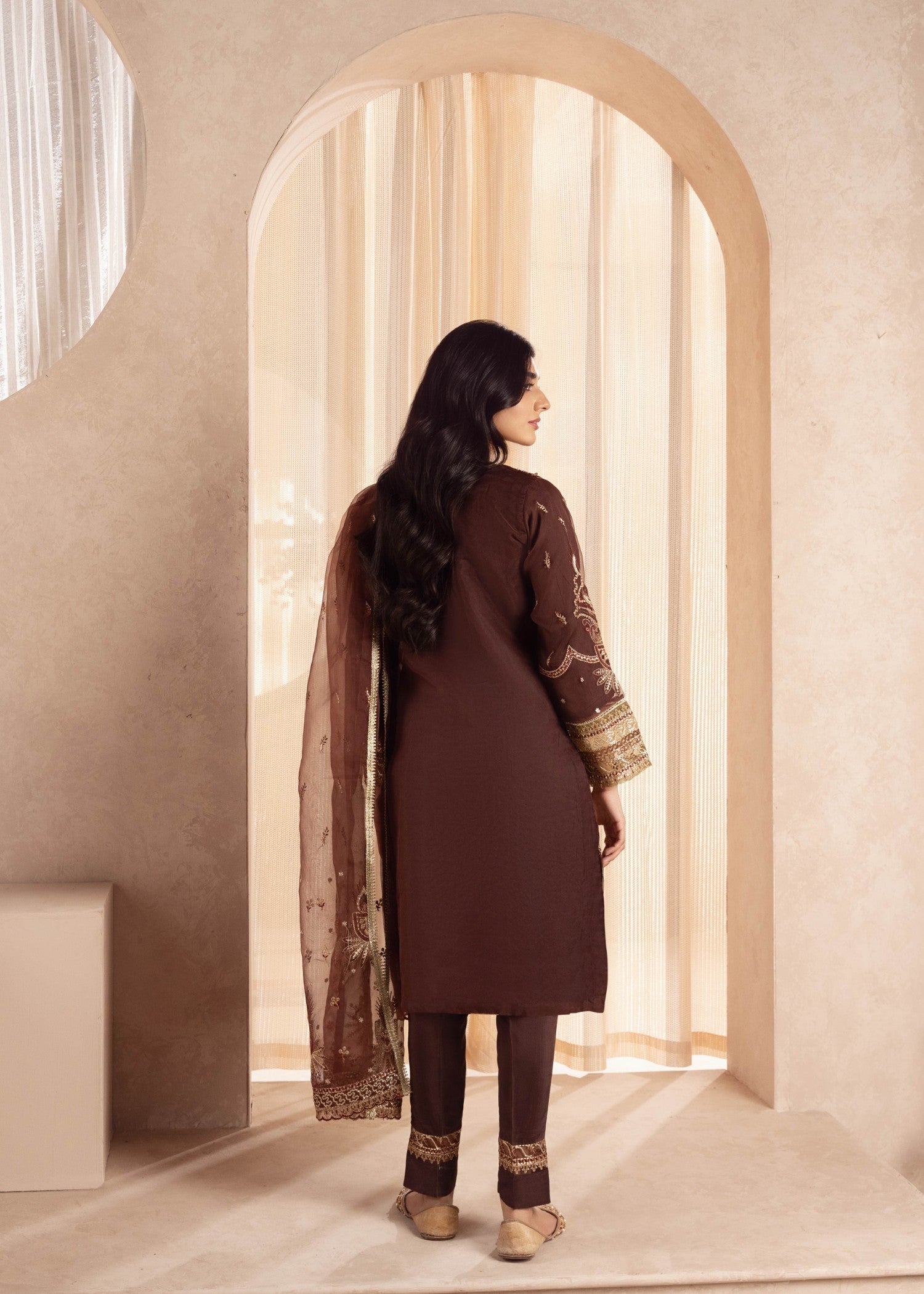 Zebaye Zareen US 551 chocolate brown(SB) Women 3pcs