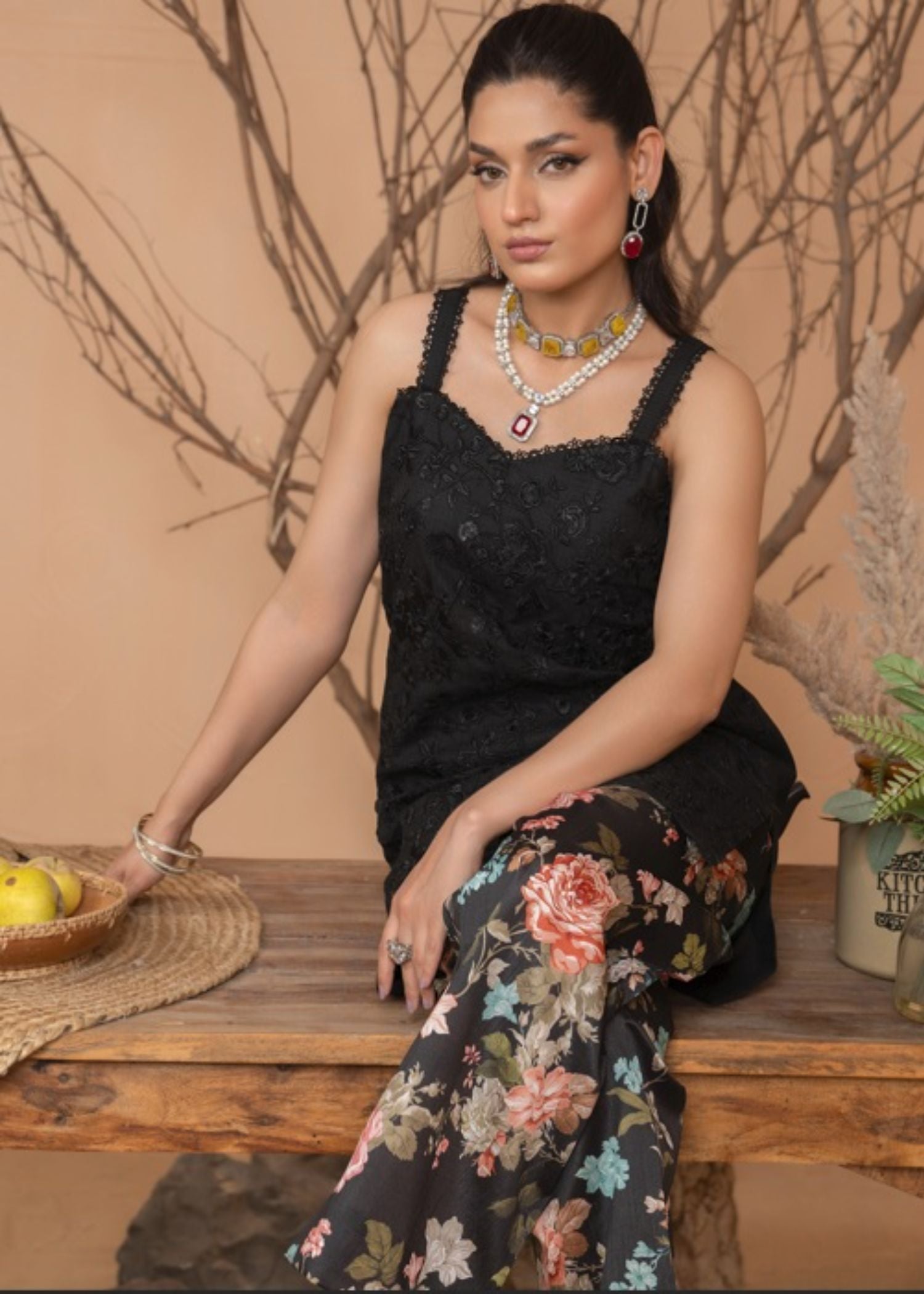 Hemstitch DAHLIA Women 2pcs