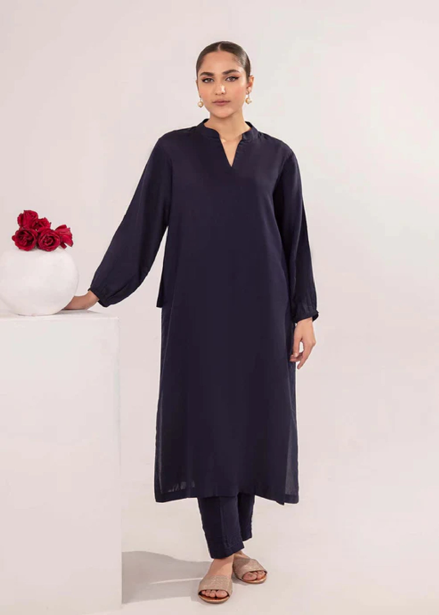 Ghulabri MID NIGHT BLUE Women 2pcs