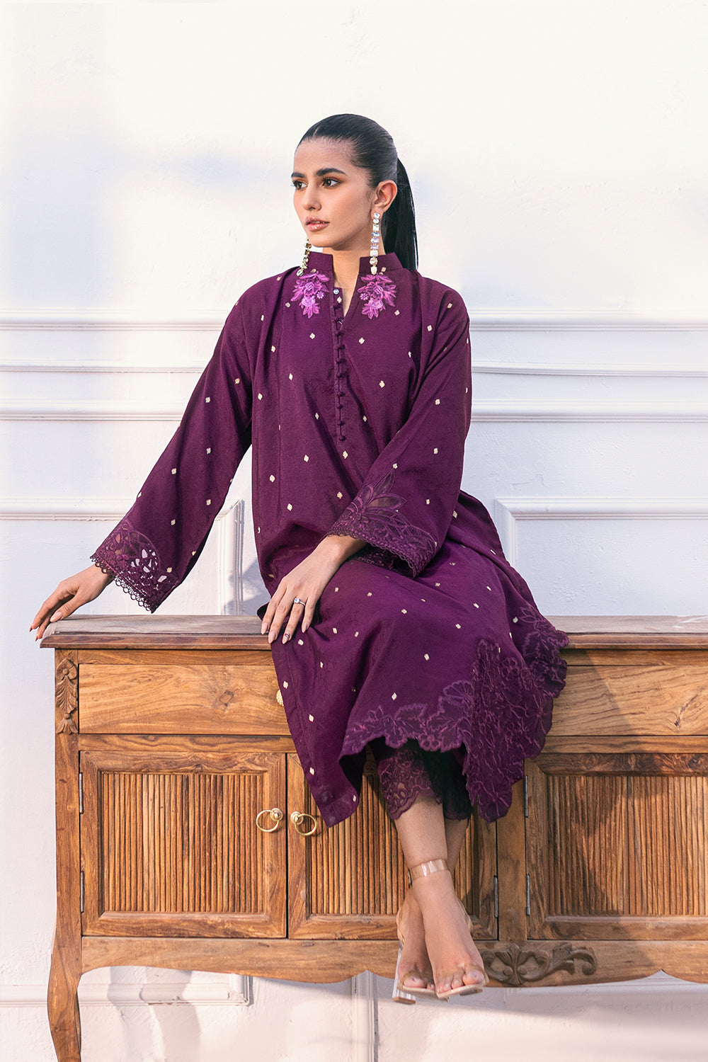 Azure Lavender Bloom Women 2pcs