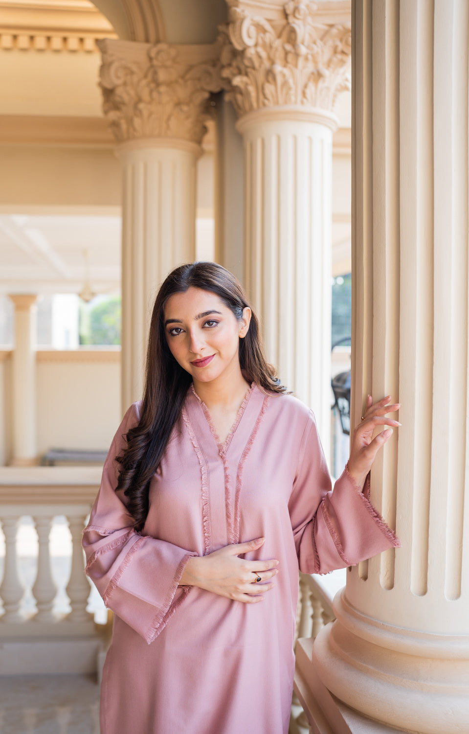 Aisling By Nirmal Pastel Pink Women 2pcs