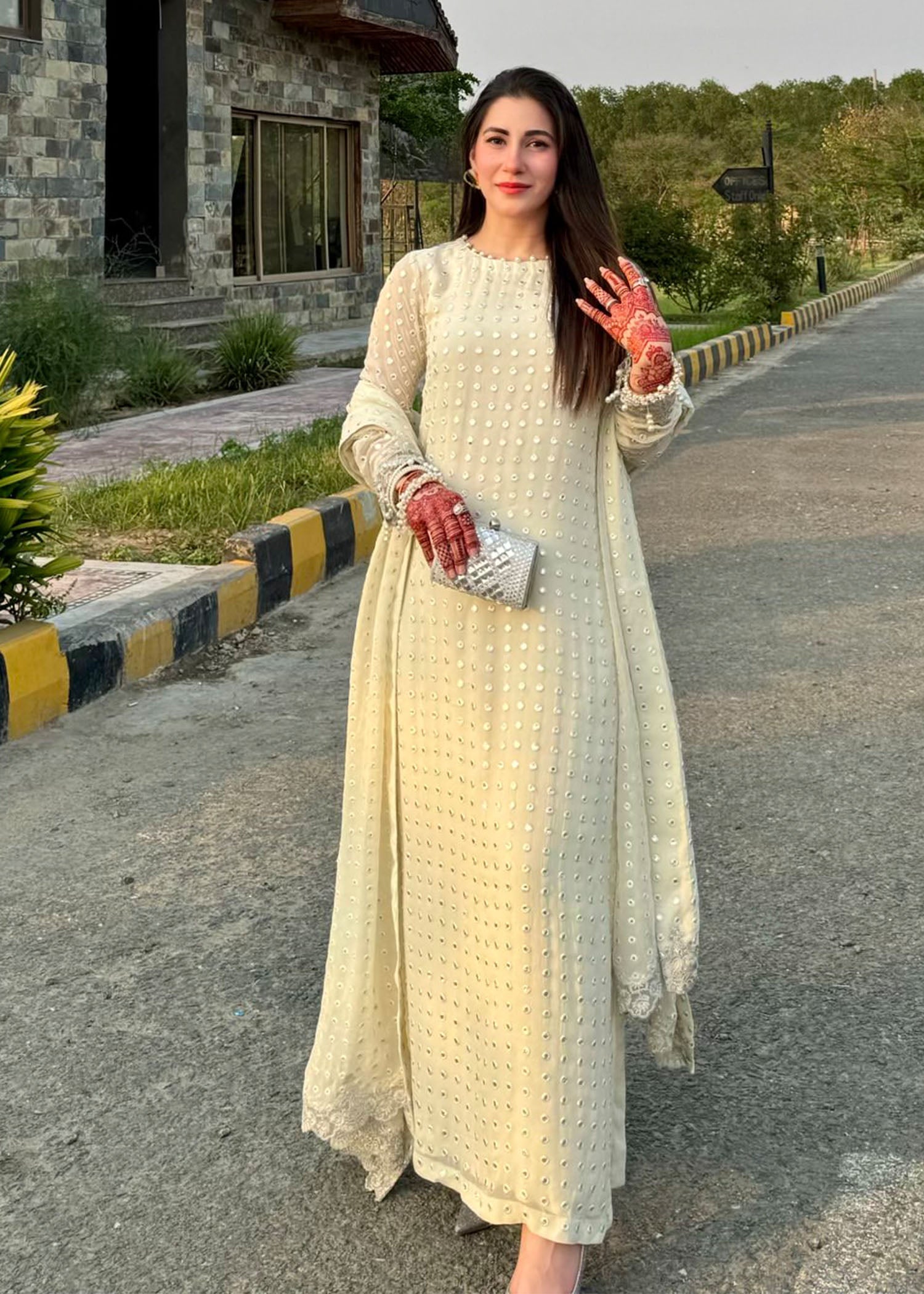 Rang-e-Haya Salina (Cream) Women 4pcs