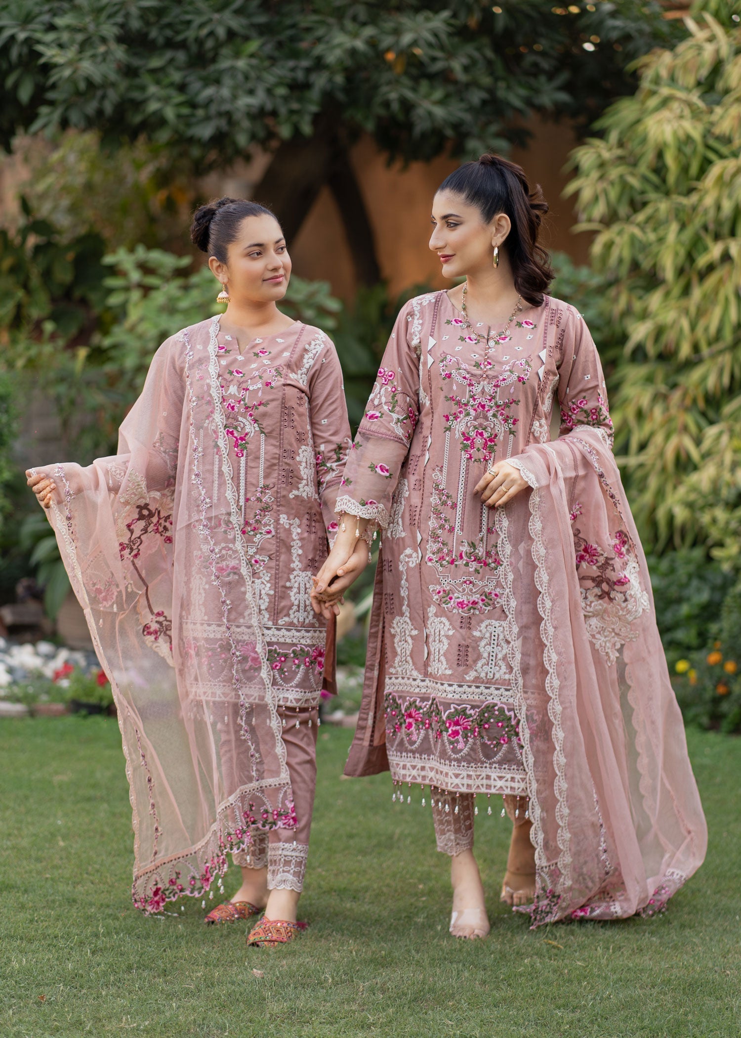 Al-Harir Apparel Manzar Tea Pink Women 3pcs