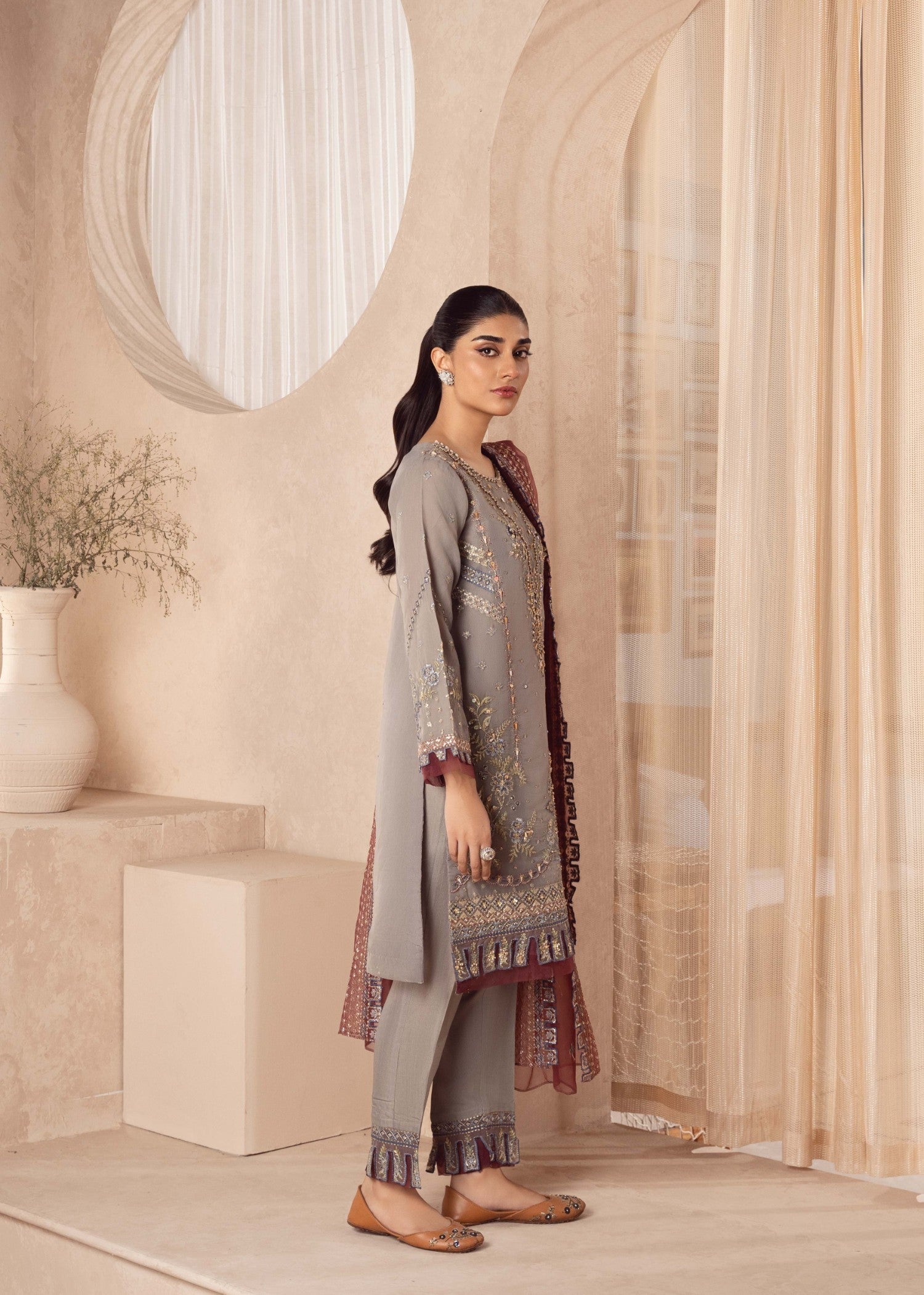 Zebaye Zareen US 573 grey(SB) Women 3pcs