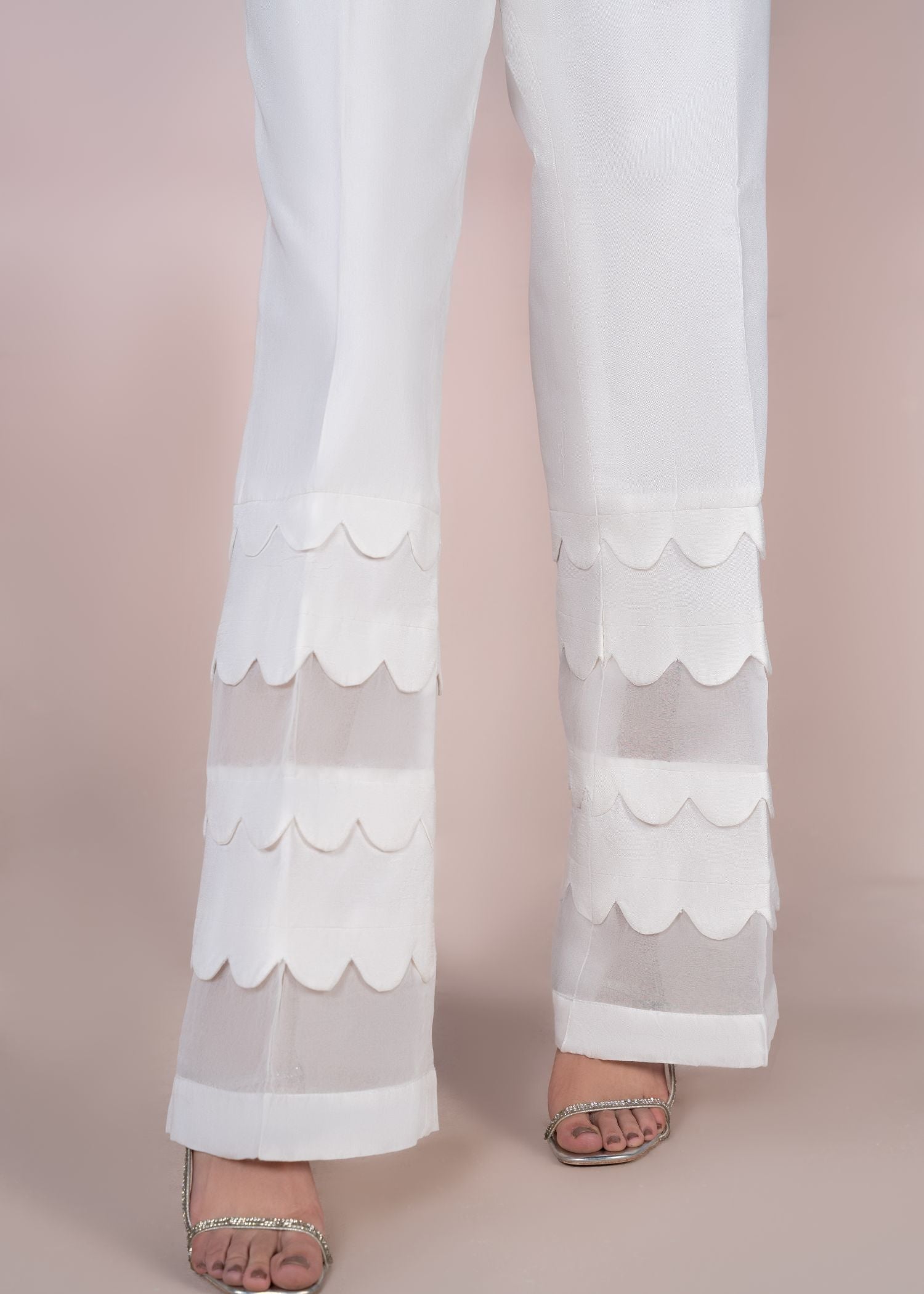 Rang-e-Meeras Scalloped pants Women 1pcs