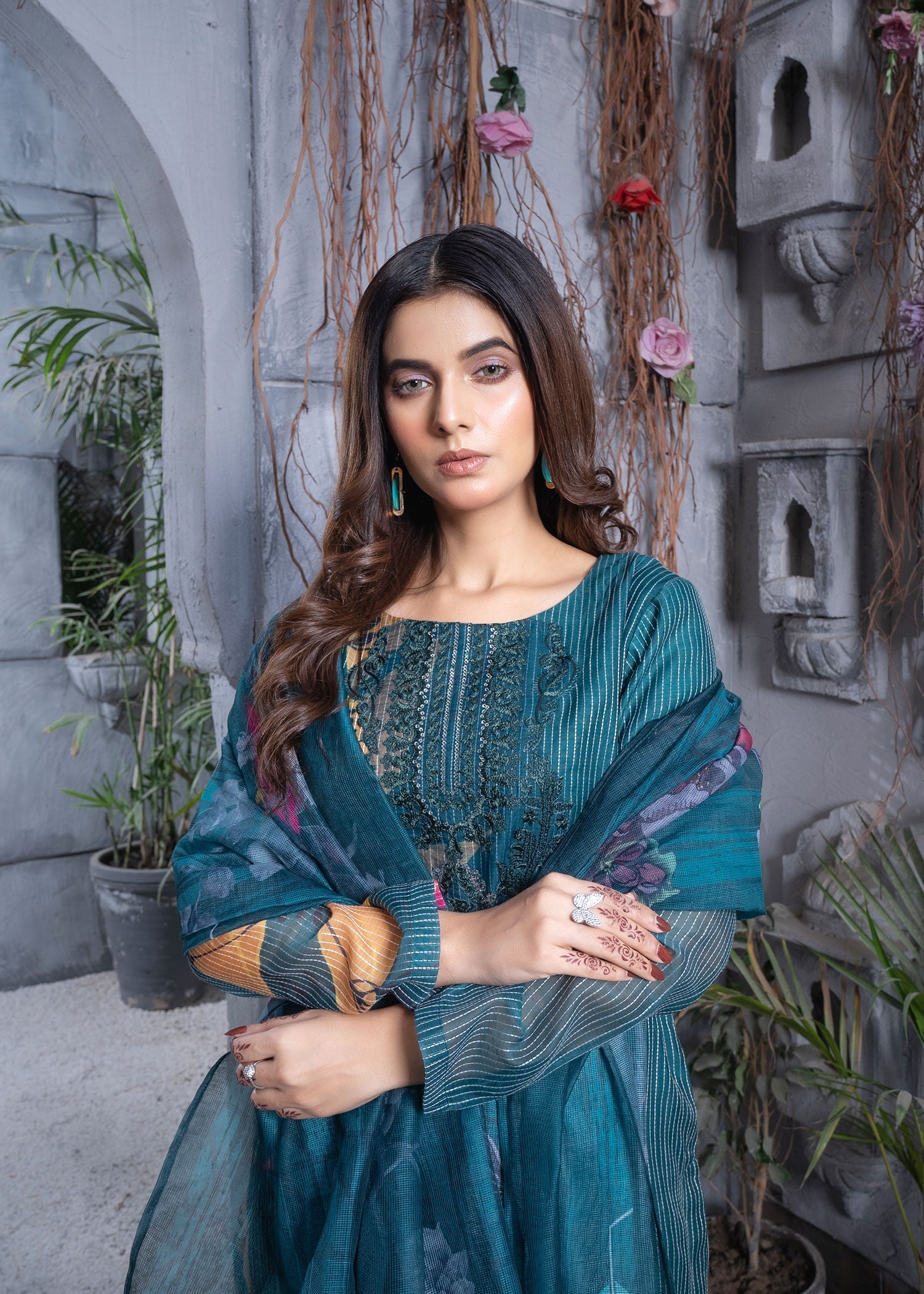 Tamanna E Libas GARDENERIA Women 3pcs