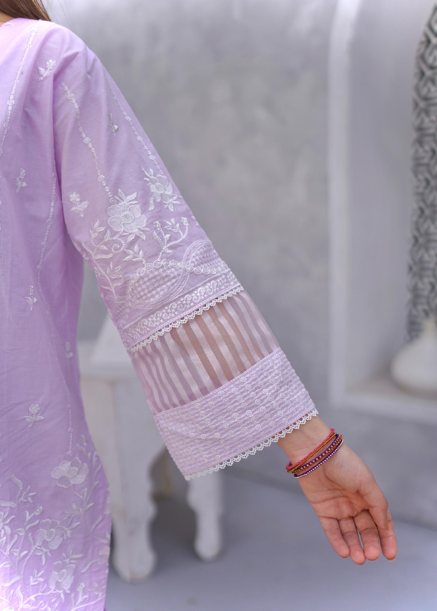 Mishkaat Clothing Paro Lilac Women 3pcs