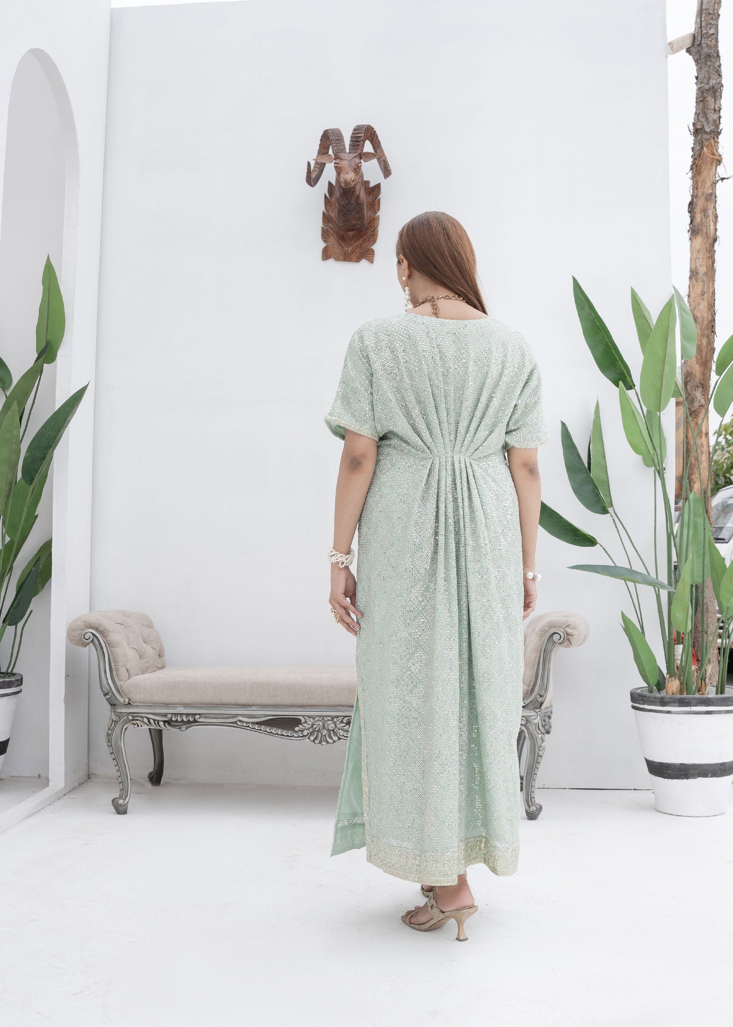 Manahils WA 03 PASTEL GREEN Women 2pcs