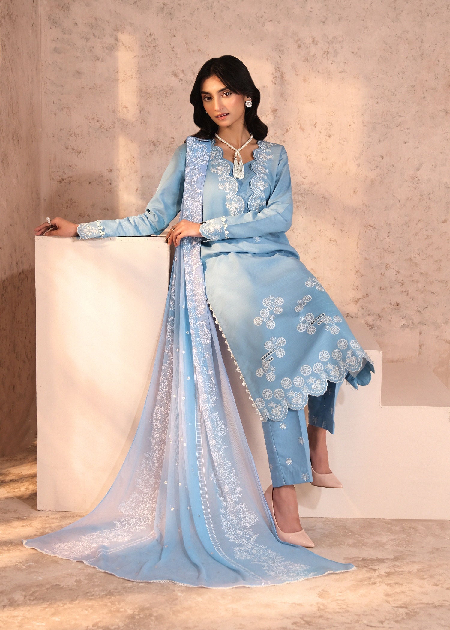 Zillia BLUE 206 Women 3pcs