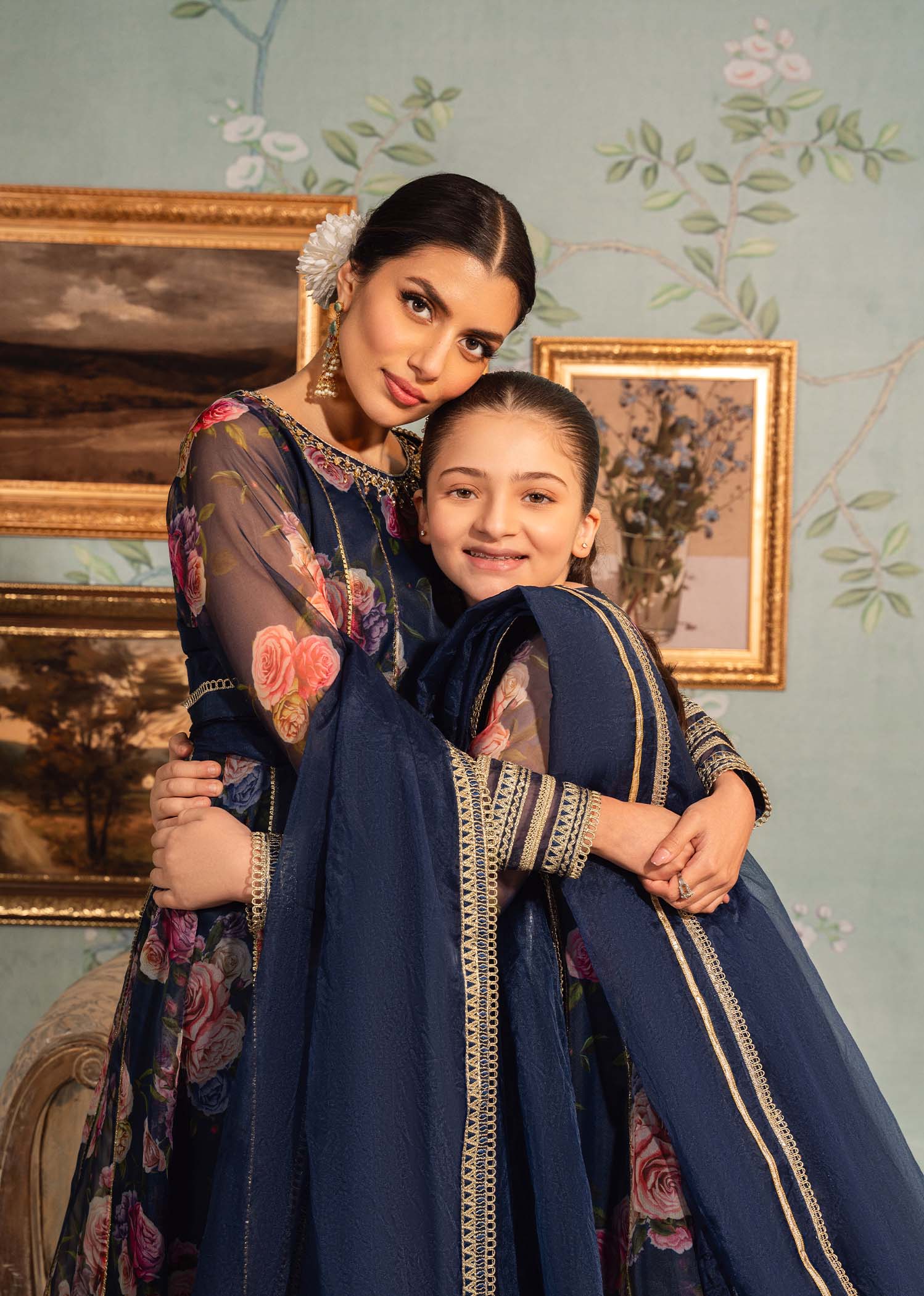 Rang-e-Haya Zaafia (Navy Blue) Women 4pcs