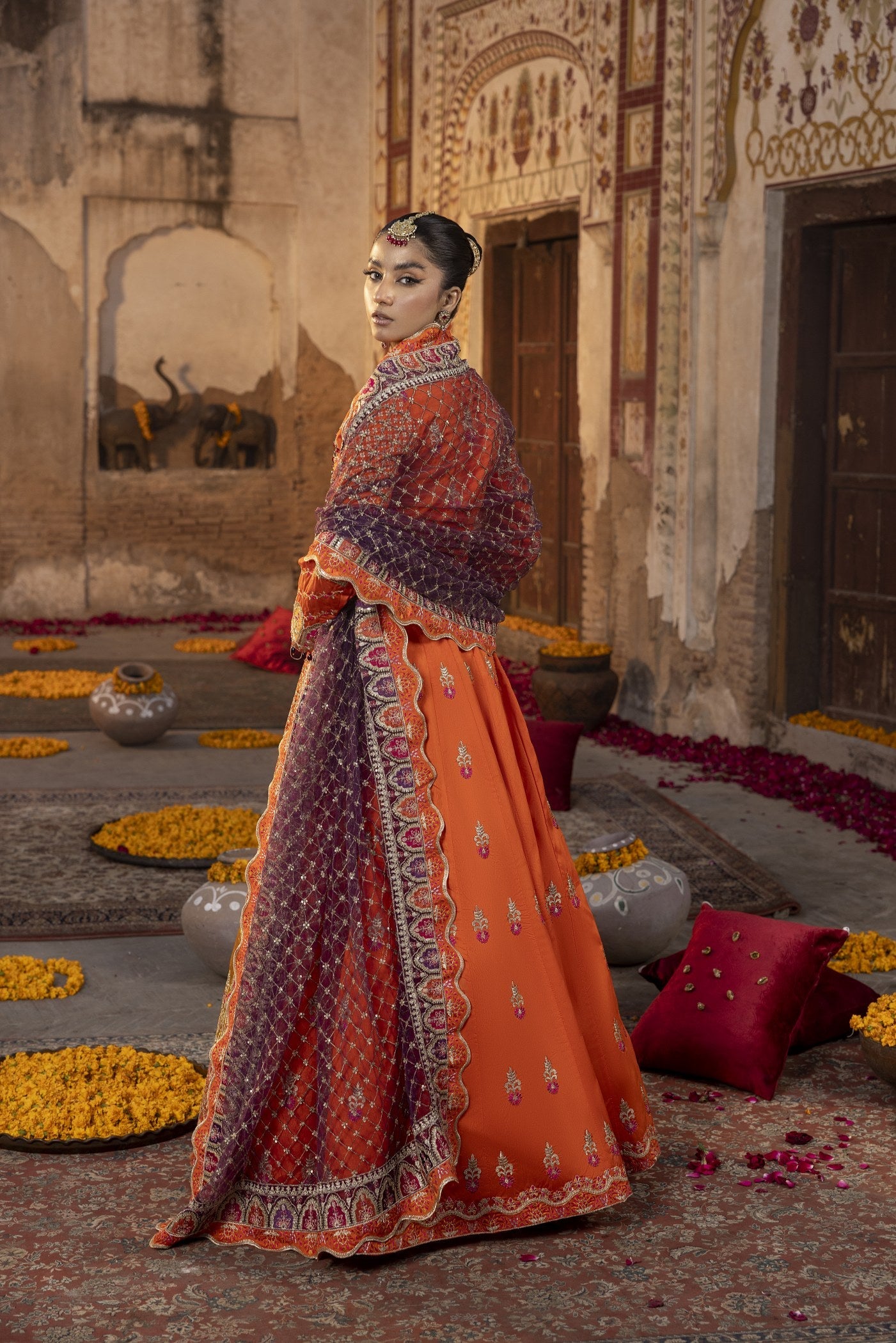 Shahjahan - Feel Royal SJ 23032 Orange Women 3pcs