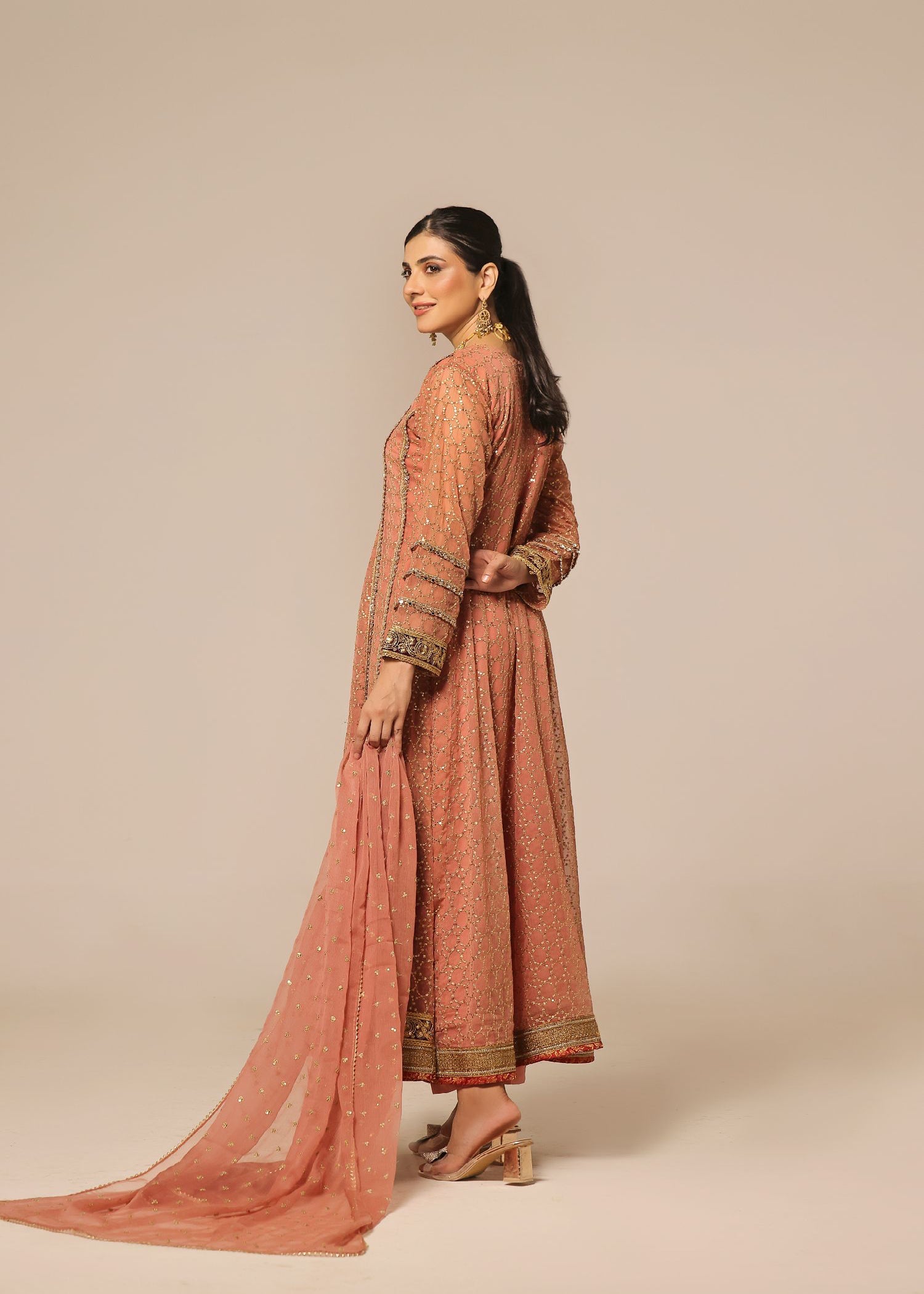 Ayesha Closet Shehzadi Coral Charm Women 3pcs