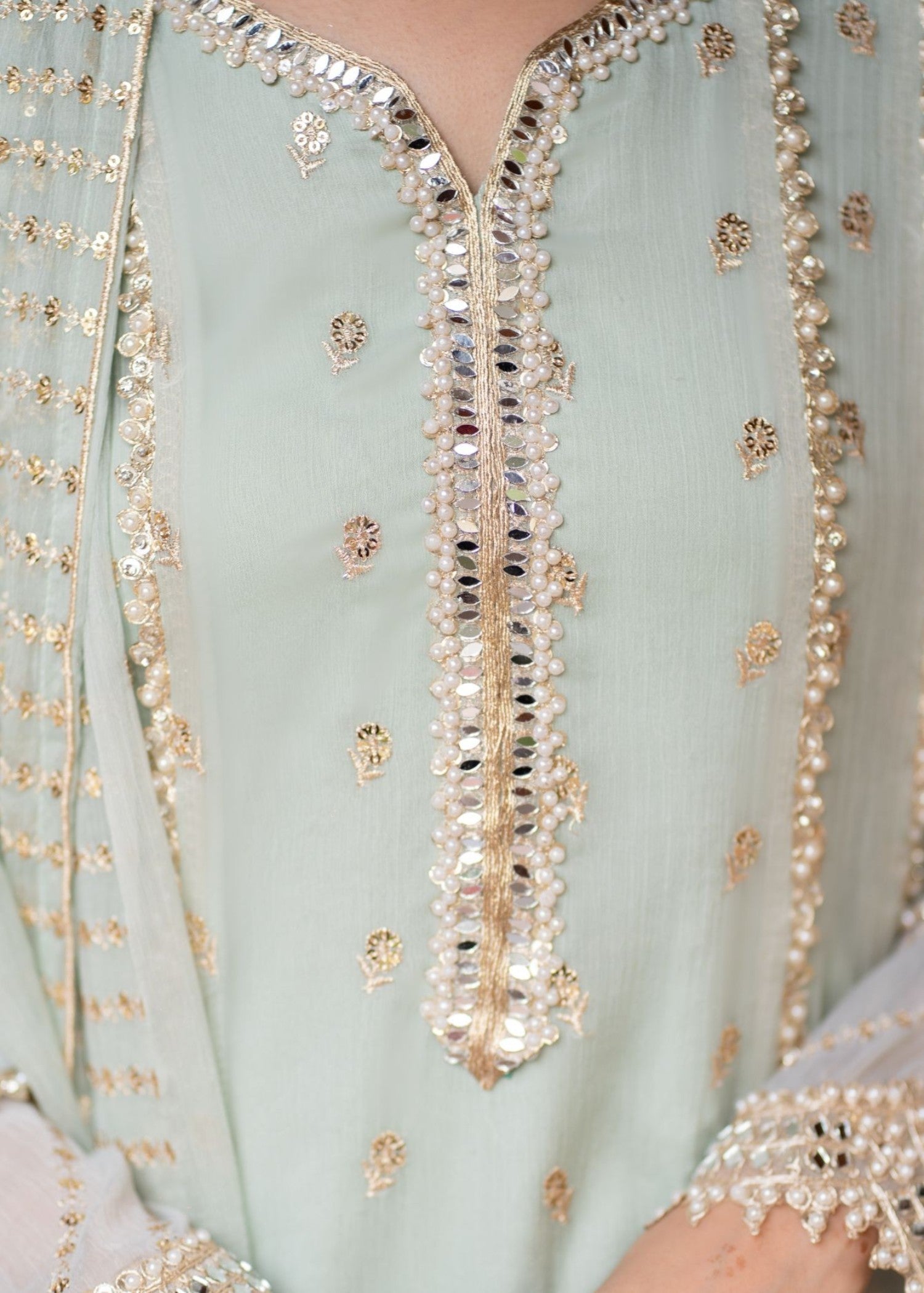 Al-Harir Apparel Gulaal Powder Blue Women 3pcs