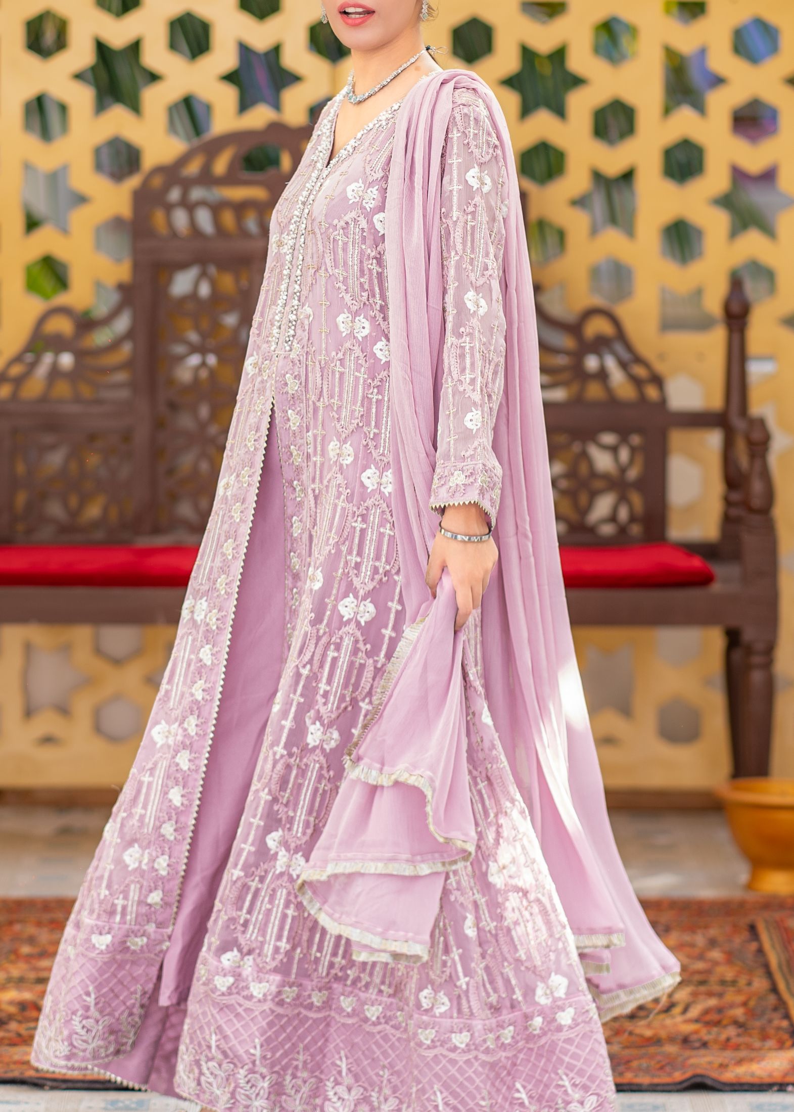 Alsiyab Mannat Lilac Women 3pcs