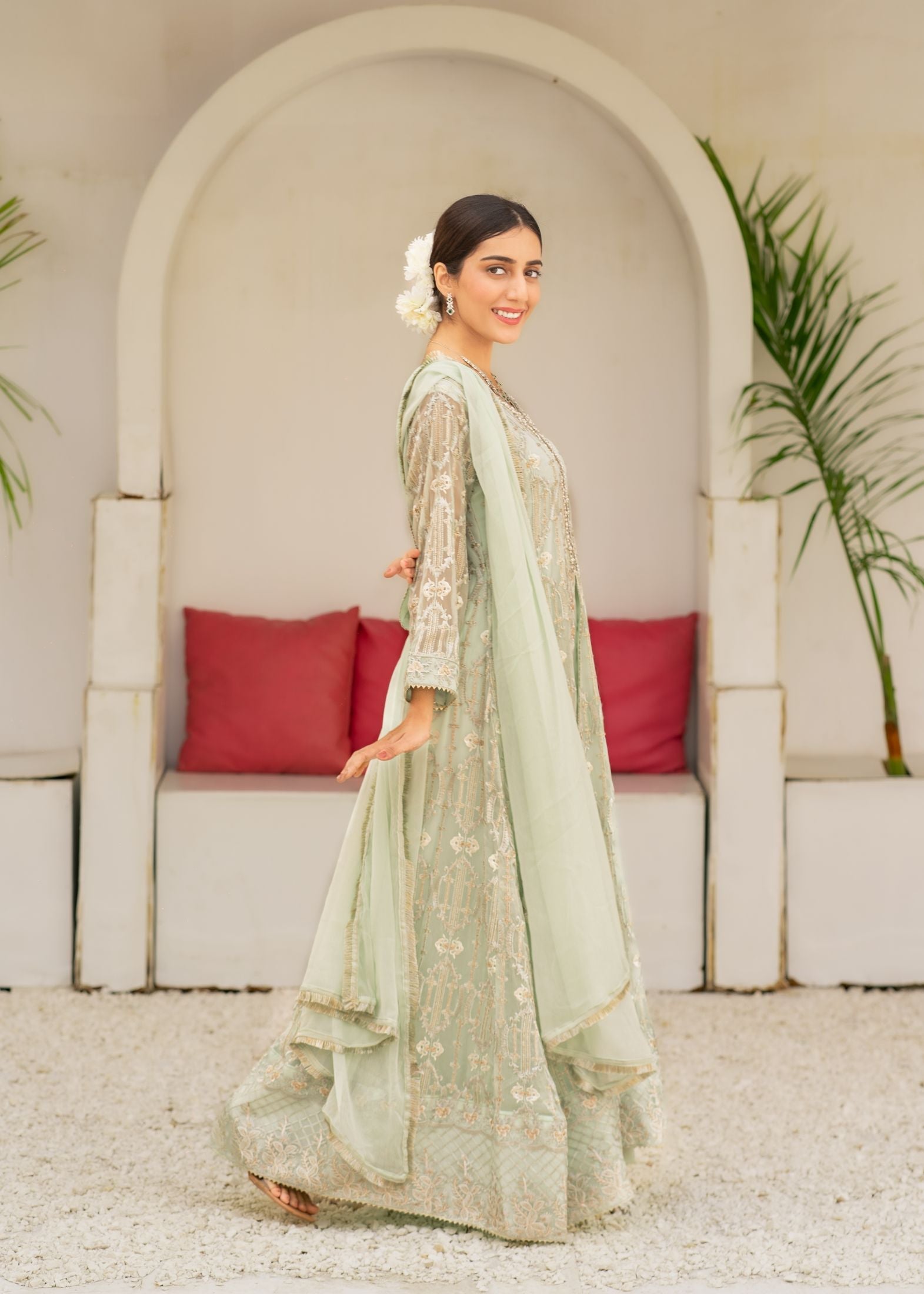 Alsiyab Mannat Mint Green Women 3pcs