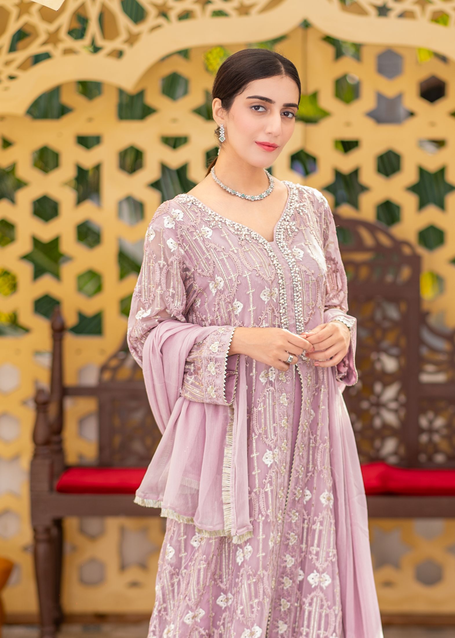 Alsiyab Mannat Lilac Women 3pcs