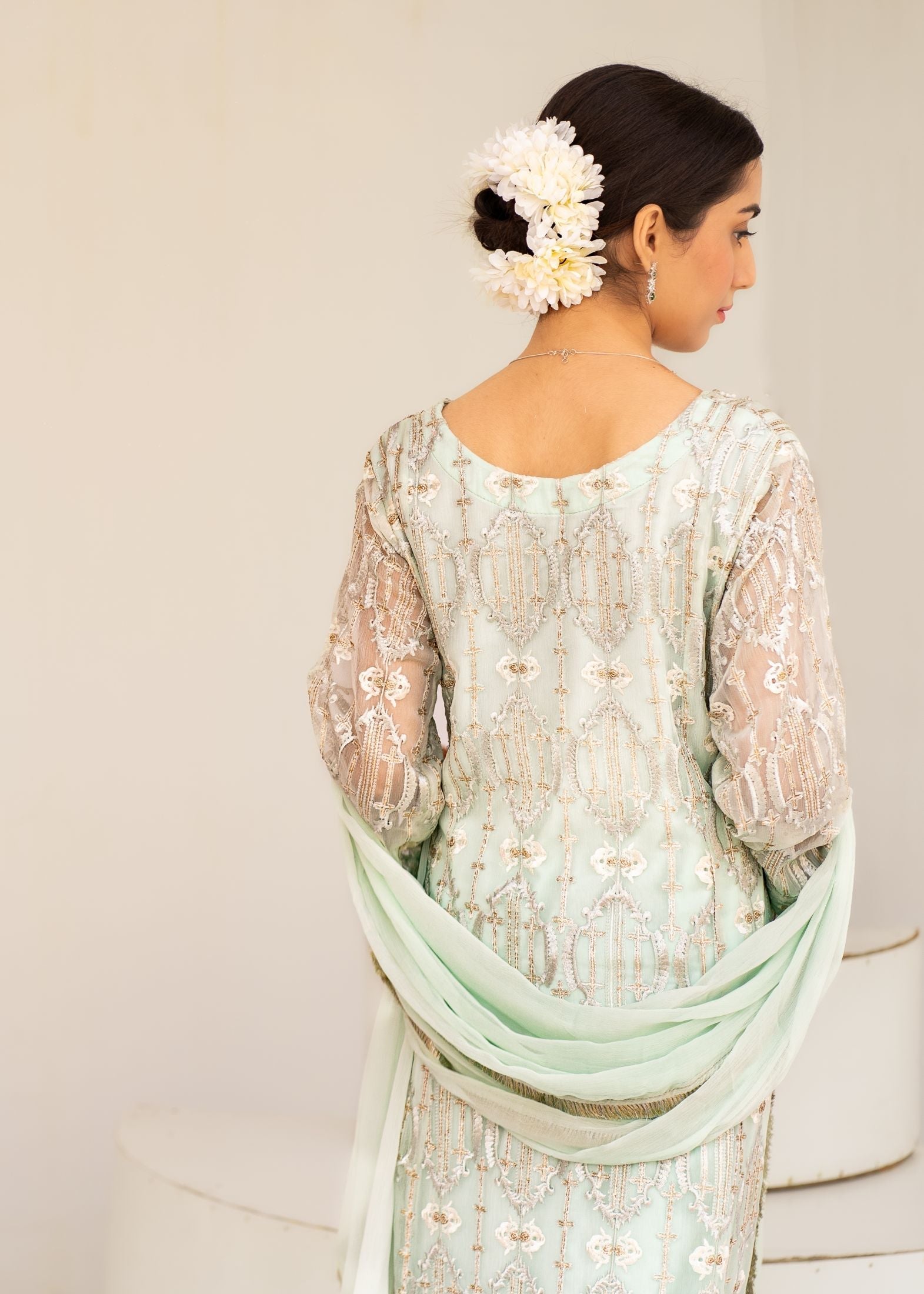 Alsiyab Mannat Mint Green Women 3pcs