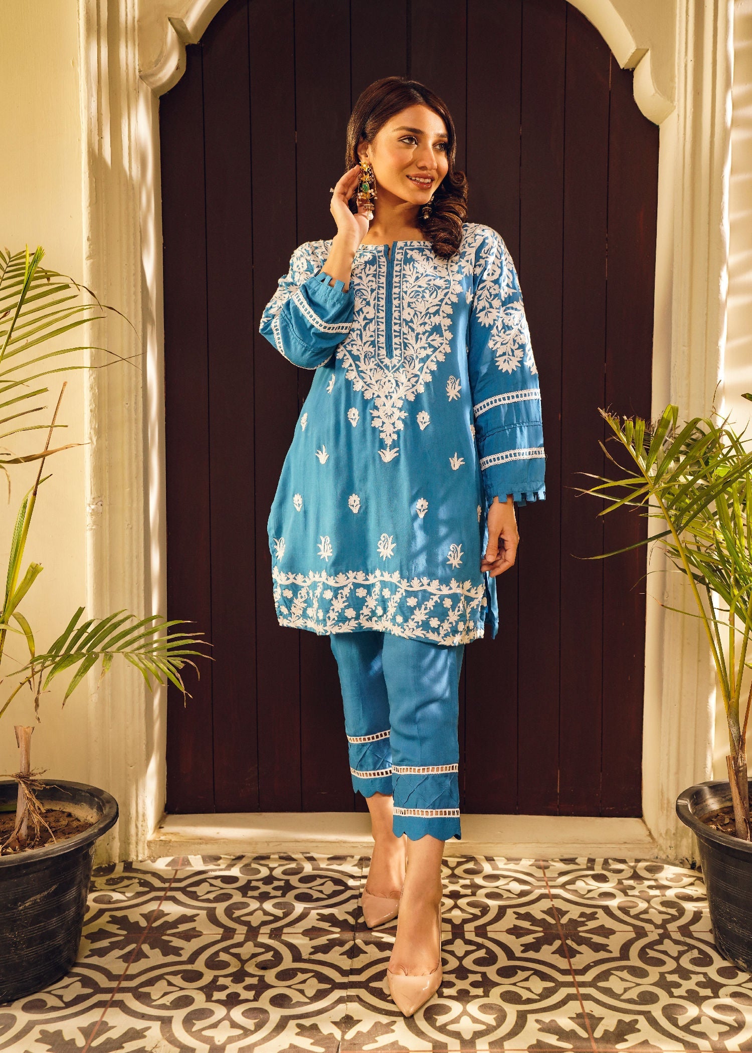 Khatepoesh Monaco Blue Women 2pcs