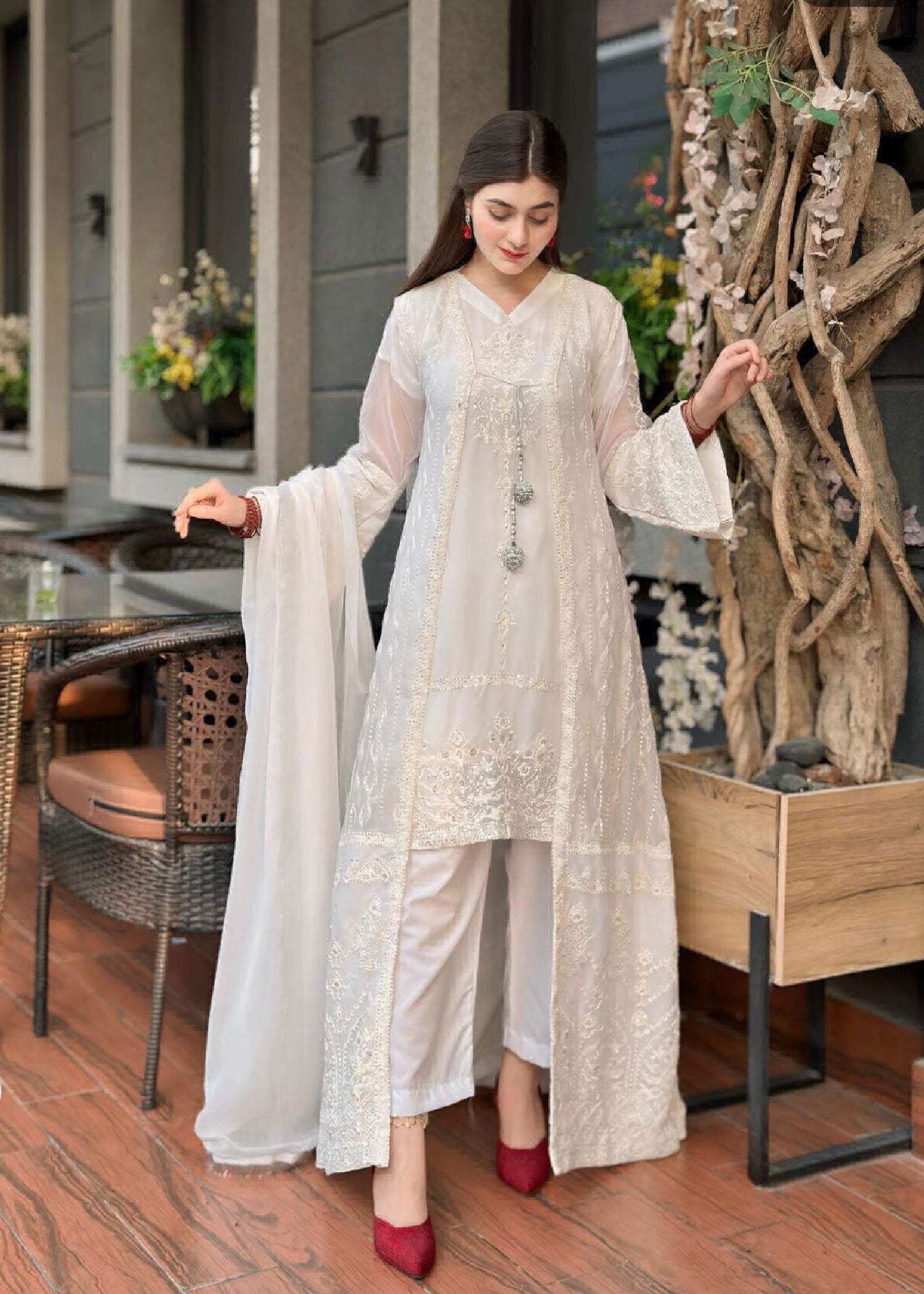 Rangoon Clothing Tajdar Women 4pcs